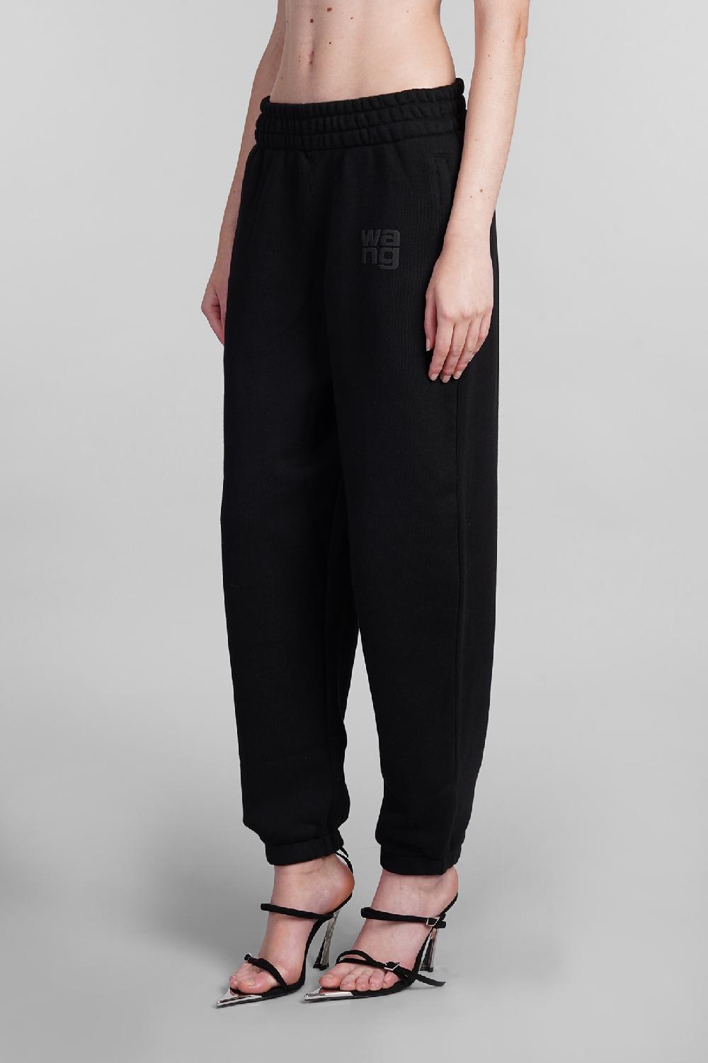 Deliberti Alexander Wang Pantalone in cotone nero cod. 401756 - Deliberti The Luxury Shopping Sottocosto