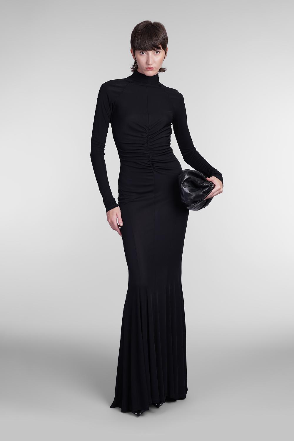 Deliberti Andreadamo Abito in viscosa nera cod. 405558 - Deliberti The Luxury Shopping Economico