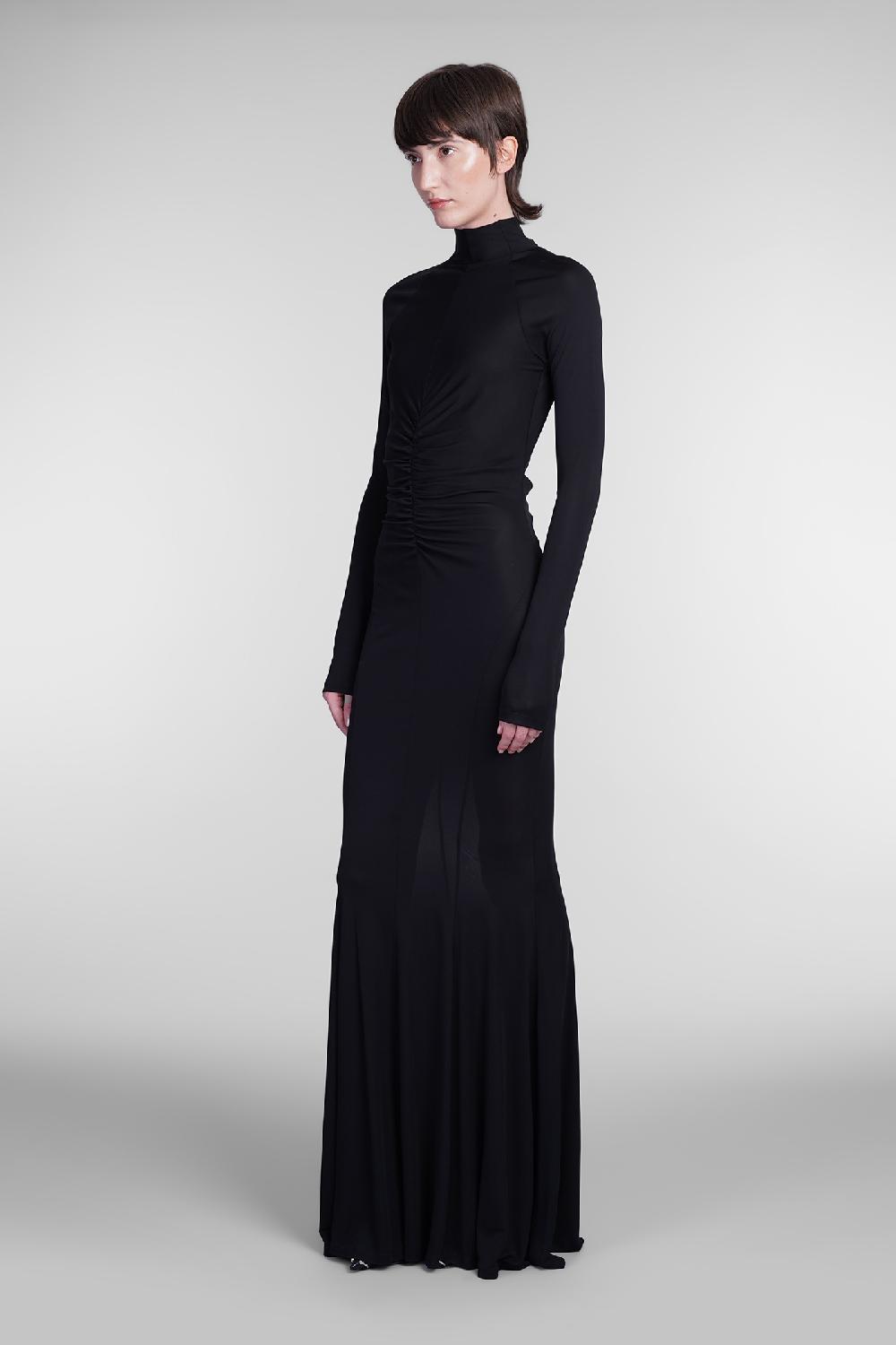 Deliberti Andreadamo Abito in viscosa nera cod. 405558 - Deliberti The Luxury Shopping Economico