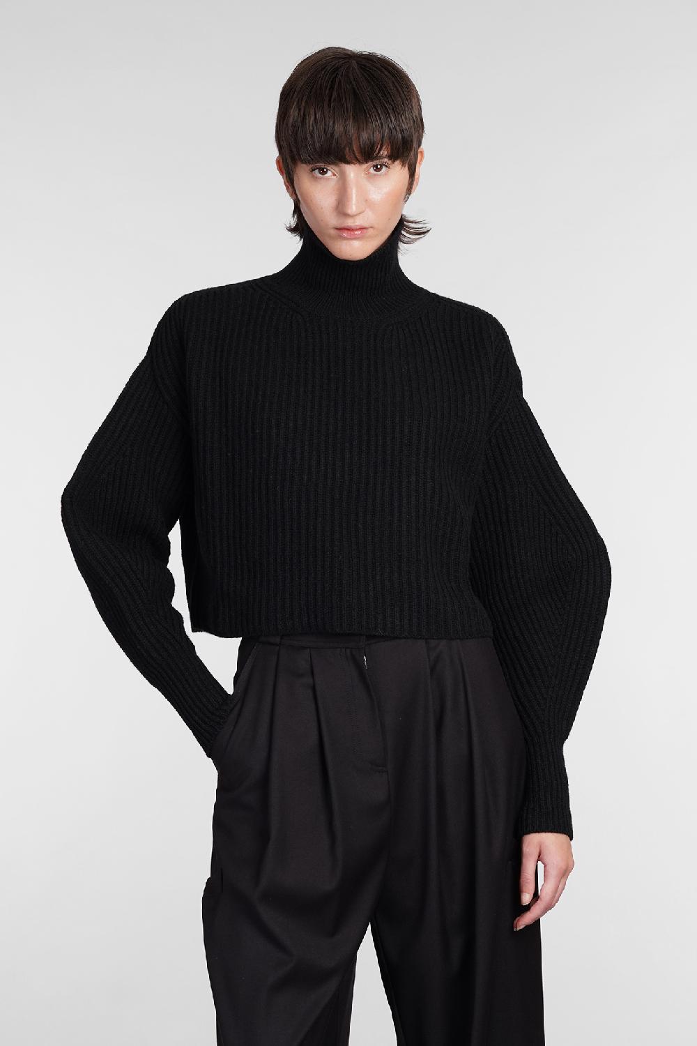 Deliberti Andreadamo Maglia in lana nera cod. 406587 - Deliberti The Luxury Shopping