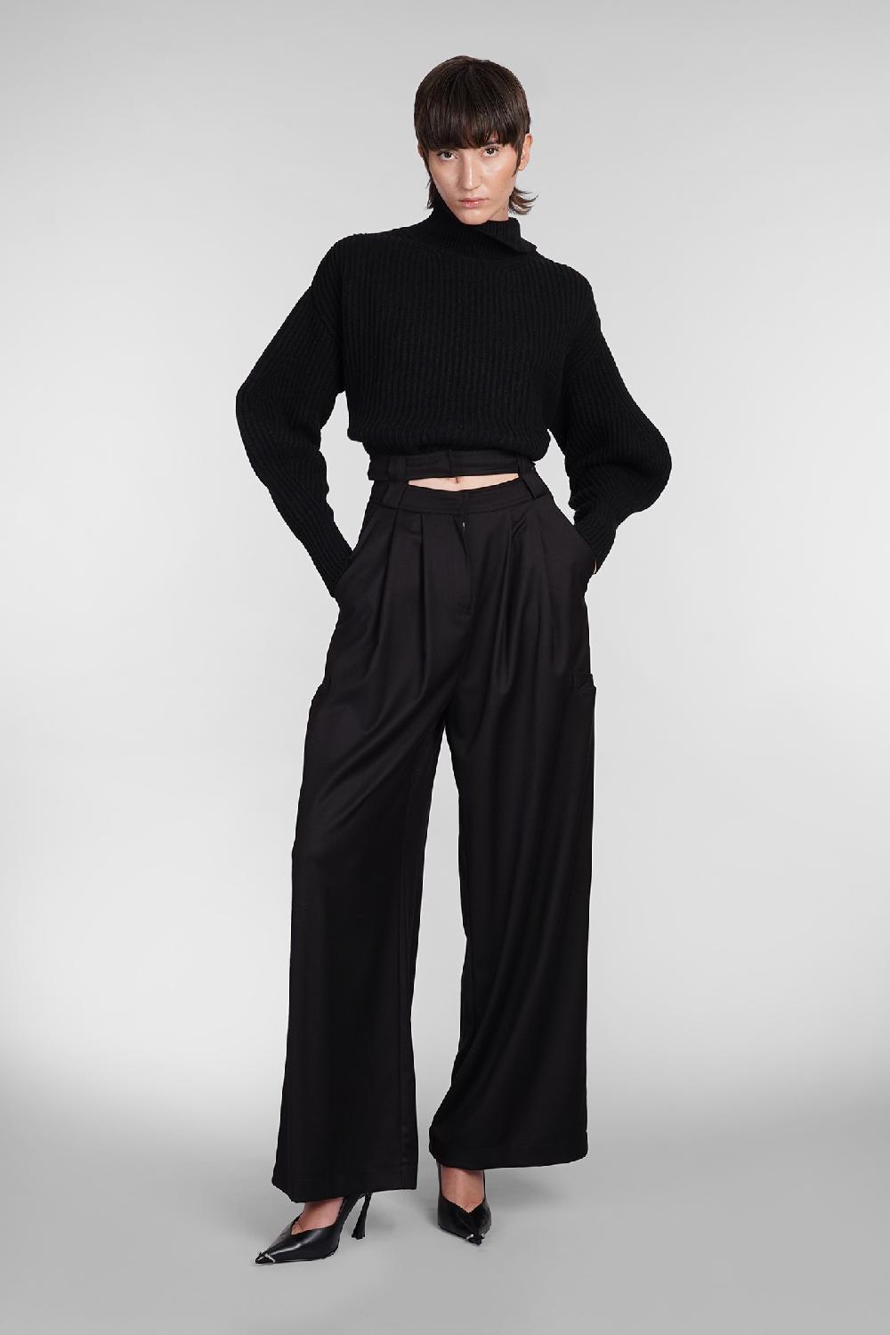 Deliberti Andreadamo Maglia in lana nera cod. 406587 - Deliberti The Luxury Shopping Online