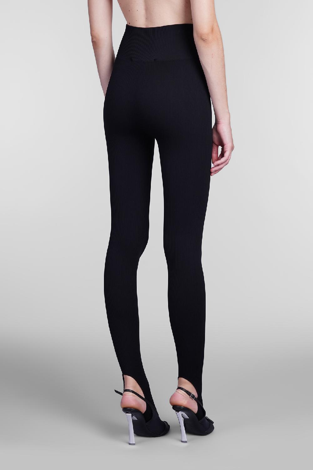 Deliberti Andreadamo Leggings in poliammide nera cod. 404406 - Deliberti The Luxury Shopping Outlet