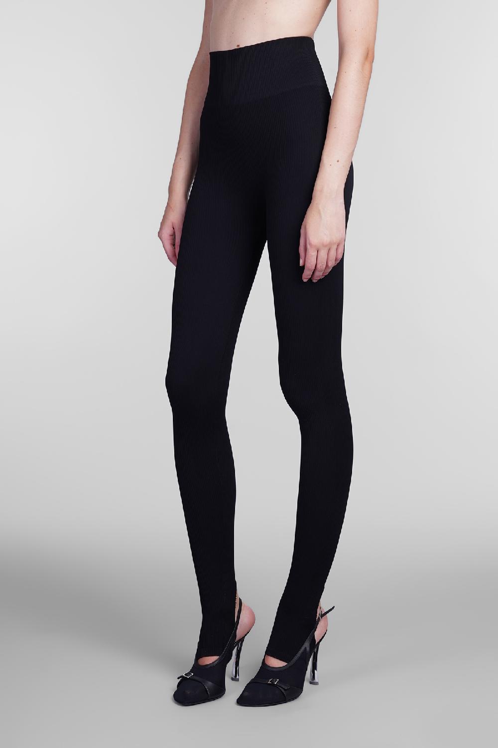 Deliberti Andreadamo Leggings in poliammide nera cod. 404406 - Deliberti The Luxury Shopping Outlet