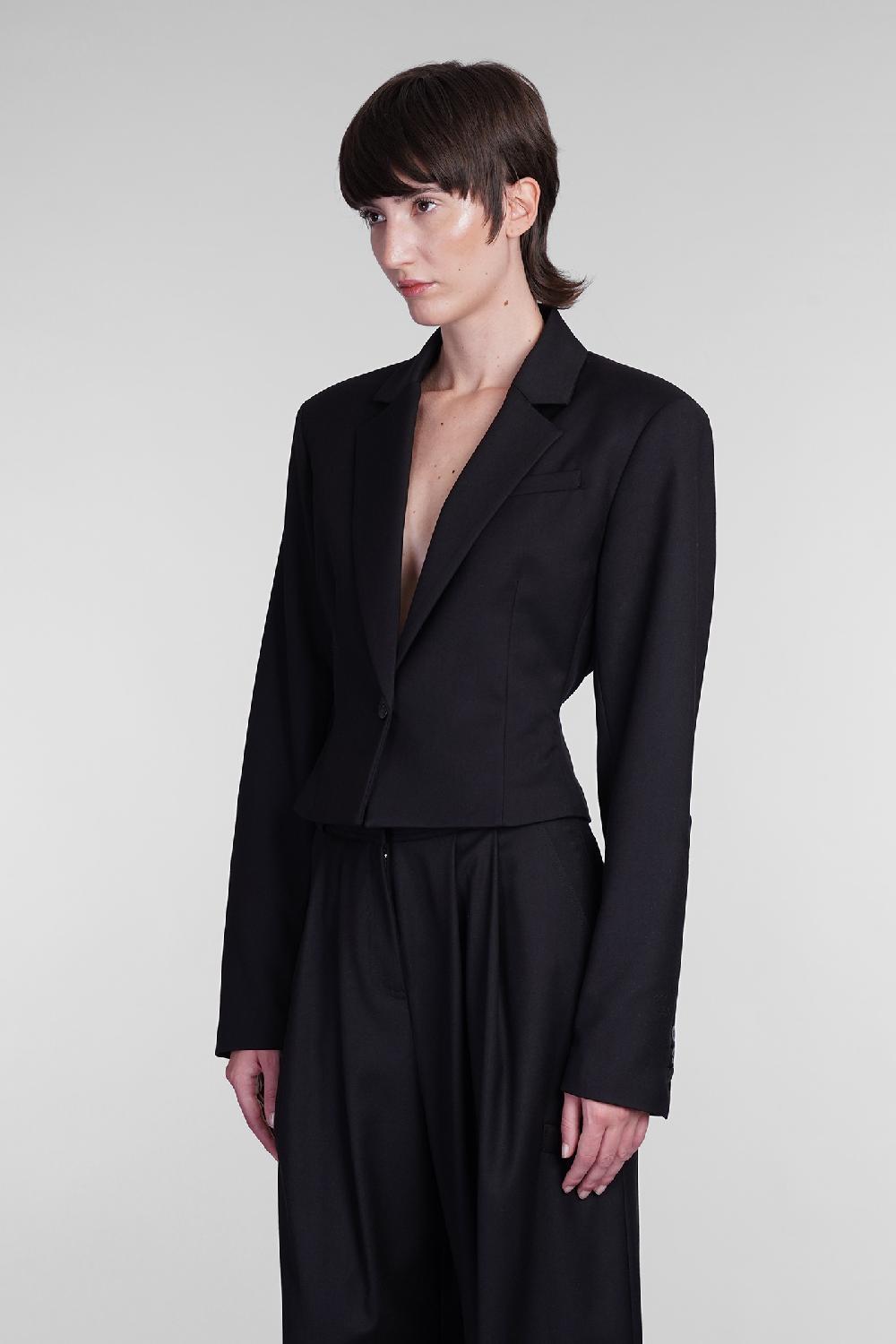 Deliberti Andreadamo Blazer in poliestere nero cod. 405559 - Deliberti The Luxury Shopping Saldi