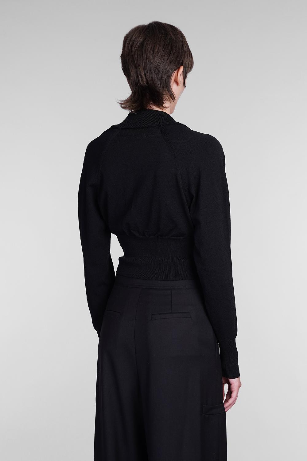 Deliberti Andreadamo Topwear in viscosa nera cod. 404408 - Deliberti The Luxury Shopping Smaltimento dello stoccaggio