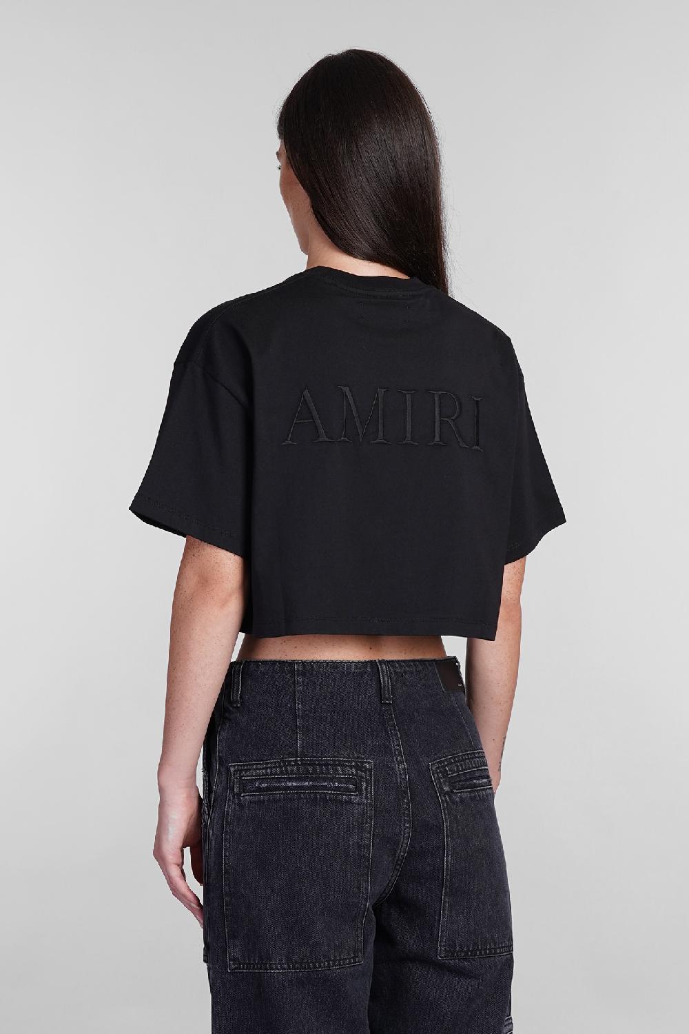 Deliberti Amiri T-shirt in cotone nero cod. 401272 - Deliberti The Luxury Shopping Vendita Economica
