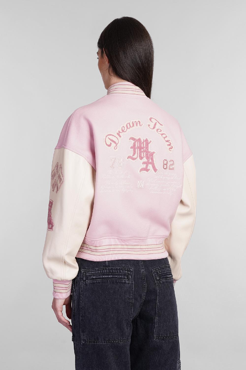 Deliberti Amiri Bomber in lana rosa cod. 405353 - Deliberti The Luxury Shopping I Più Venduti