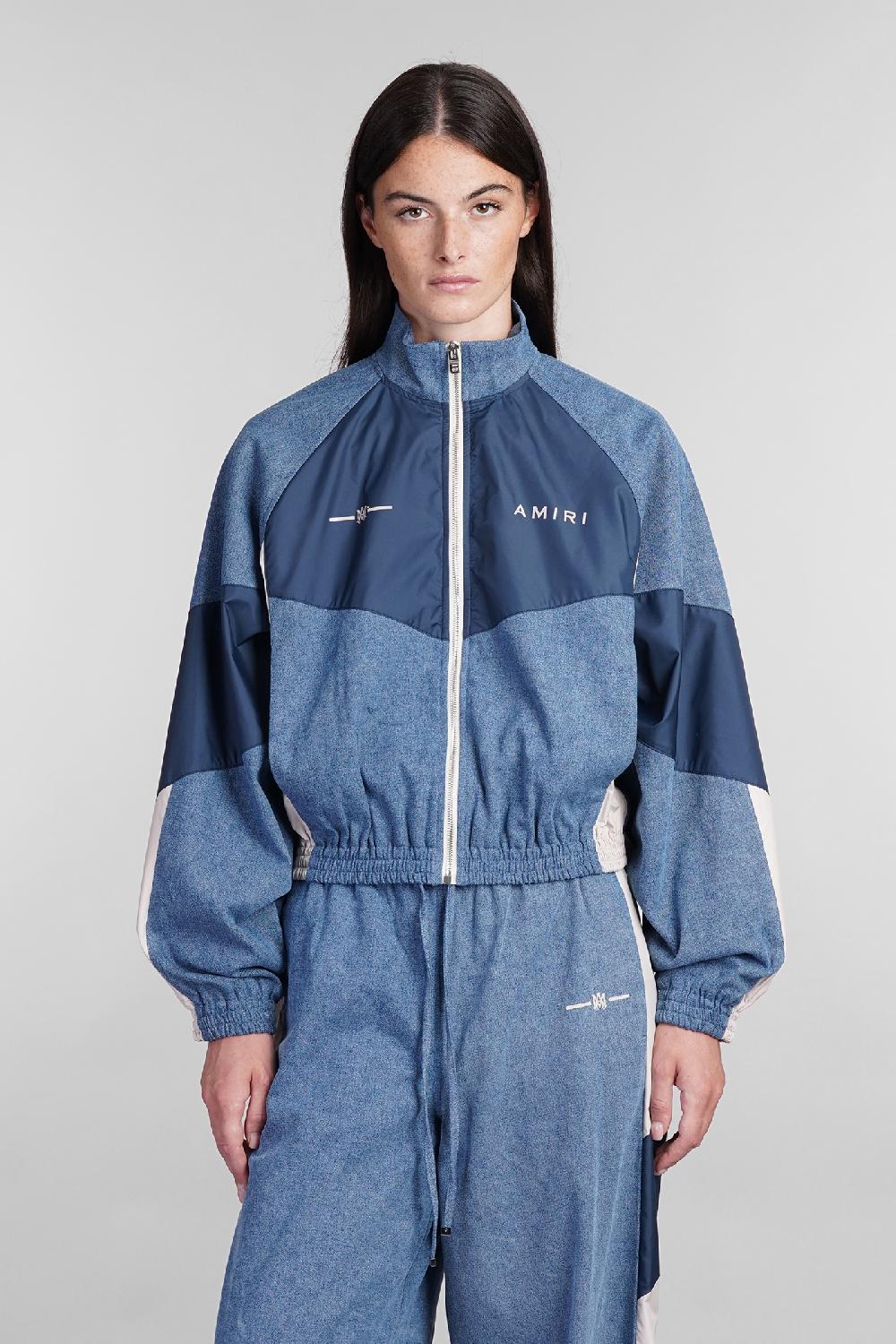 Deliberti Amiri Giacca casual in nylon blu cod. 405354 - Deliberti The Luxury Shopping