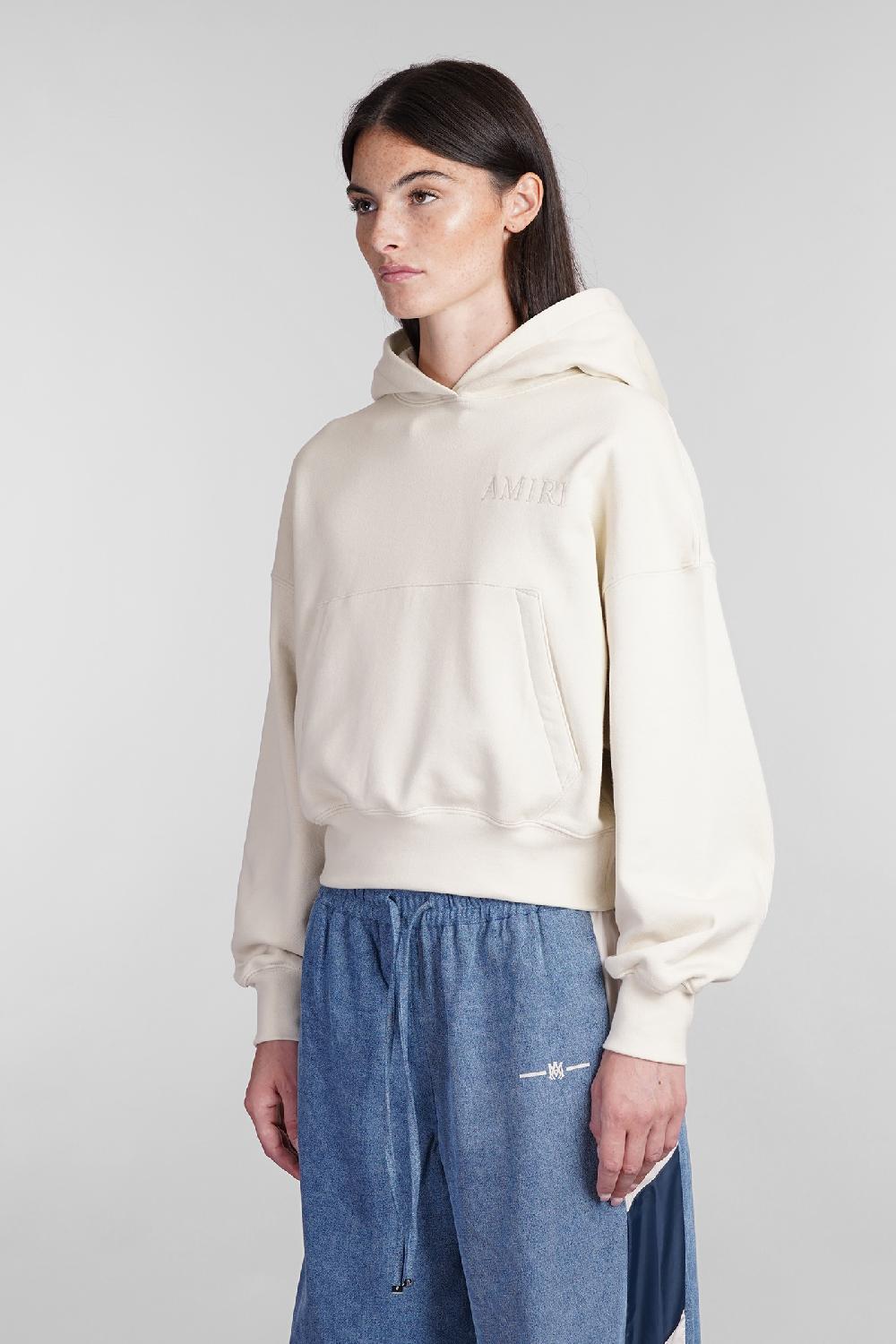Deliberti Amiri Felpa in cotone beige cod. 405357 - Deliberti The Luxury Shopping Nuova