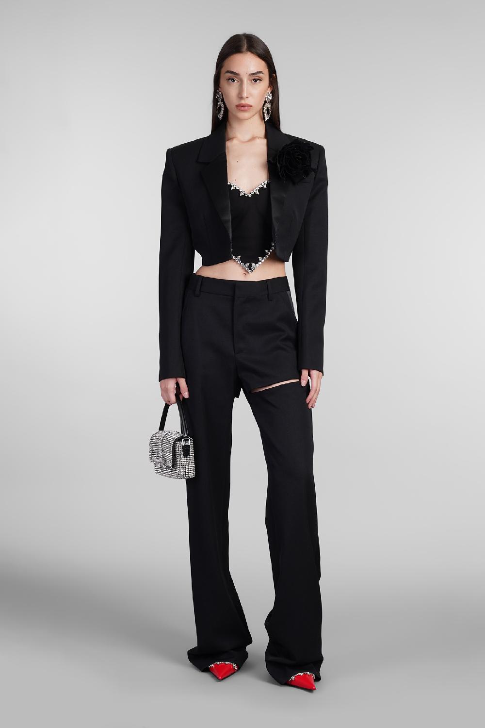 Deliberti Area Blazer in lana nera cod. 406963 - Deliberti The Luxury Shopping Moda
