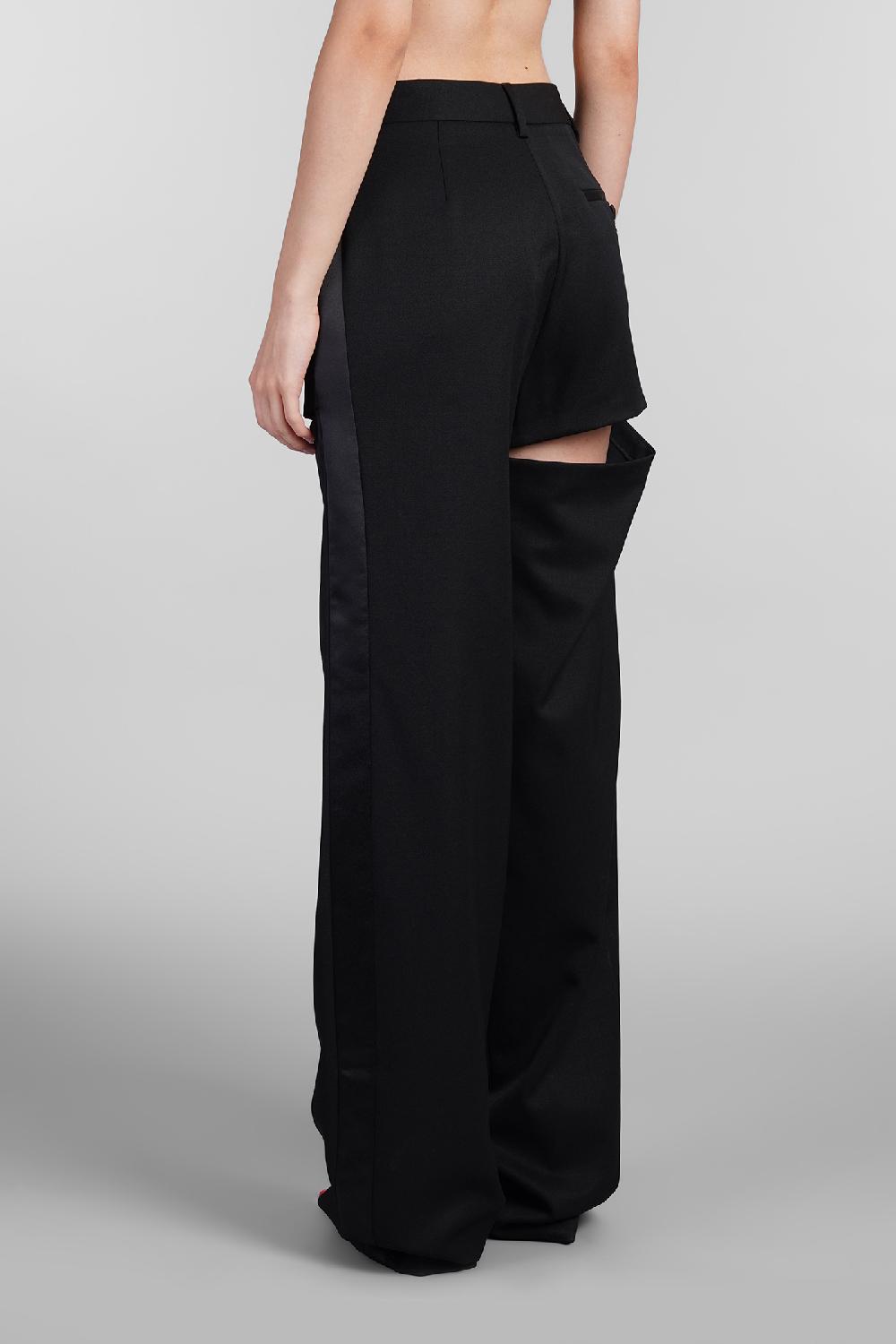 Deliberti Area Pantalone in lana nera cod. 406962 - Deliberti The Luxury Shopping Italy