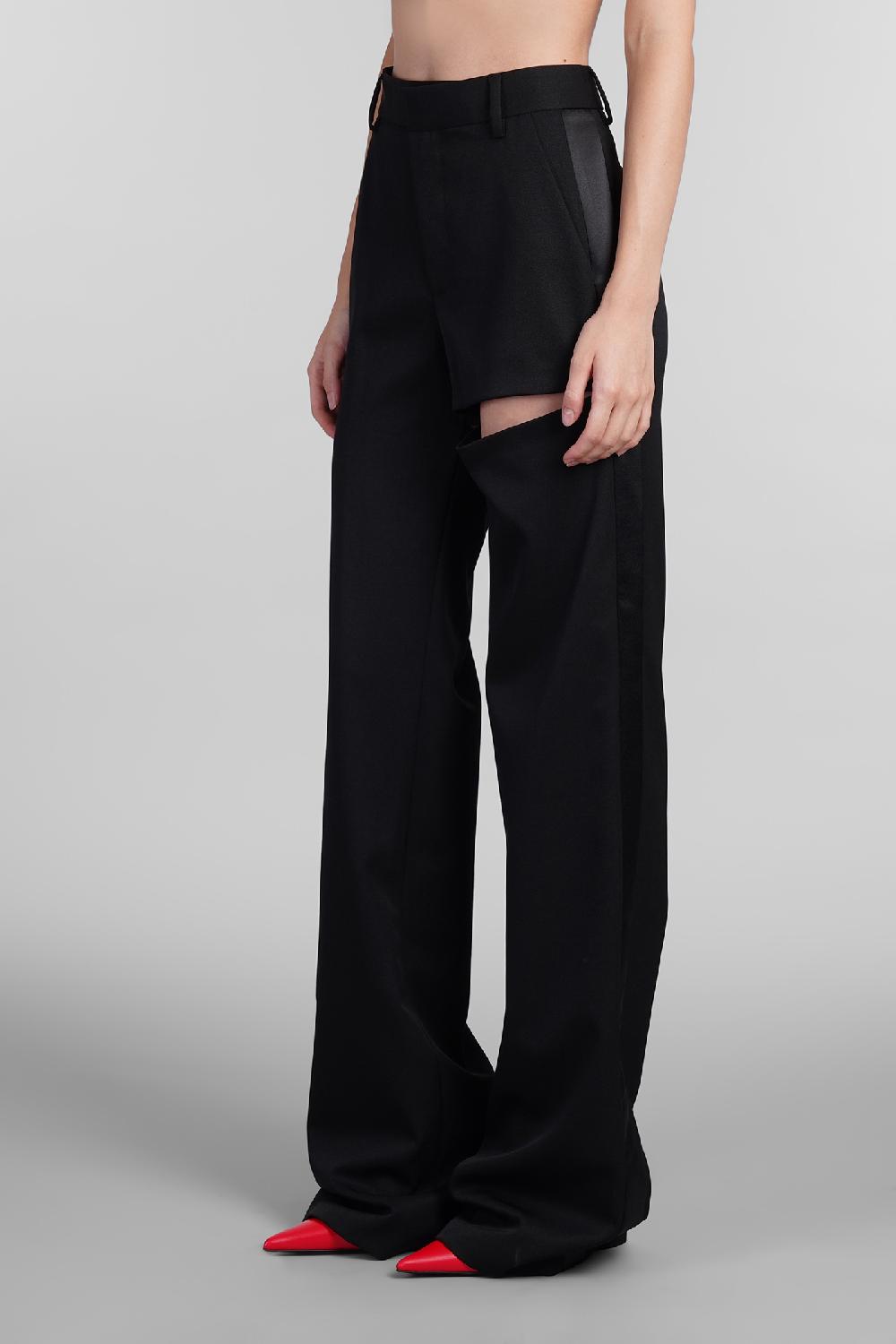 Deliberti Area Pantalone in lana nera cod. 406962 - Deliberti The Luxury Shopping Italy