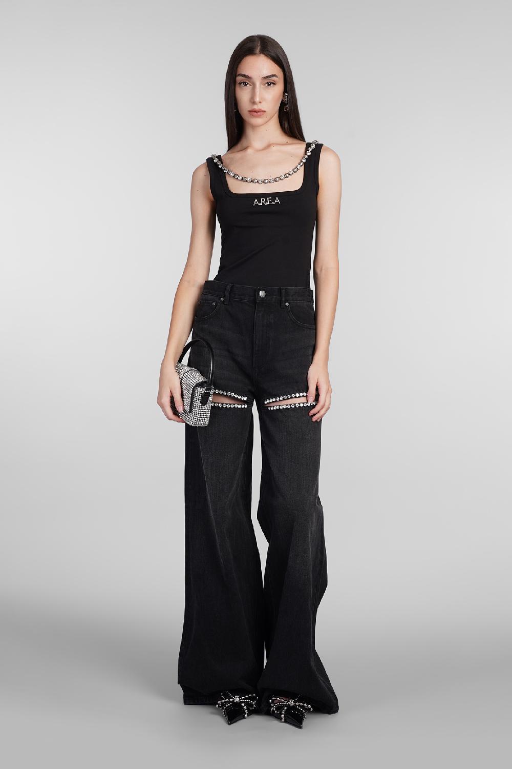 Deliberti Area Jeans in denim nero cod. 406954 - Deliberti The Luxury Shopping Nuovo