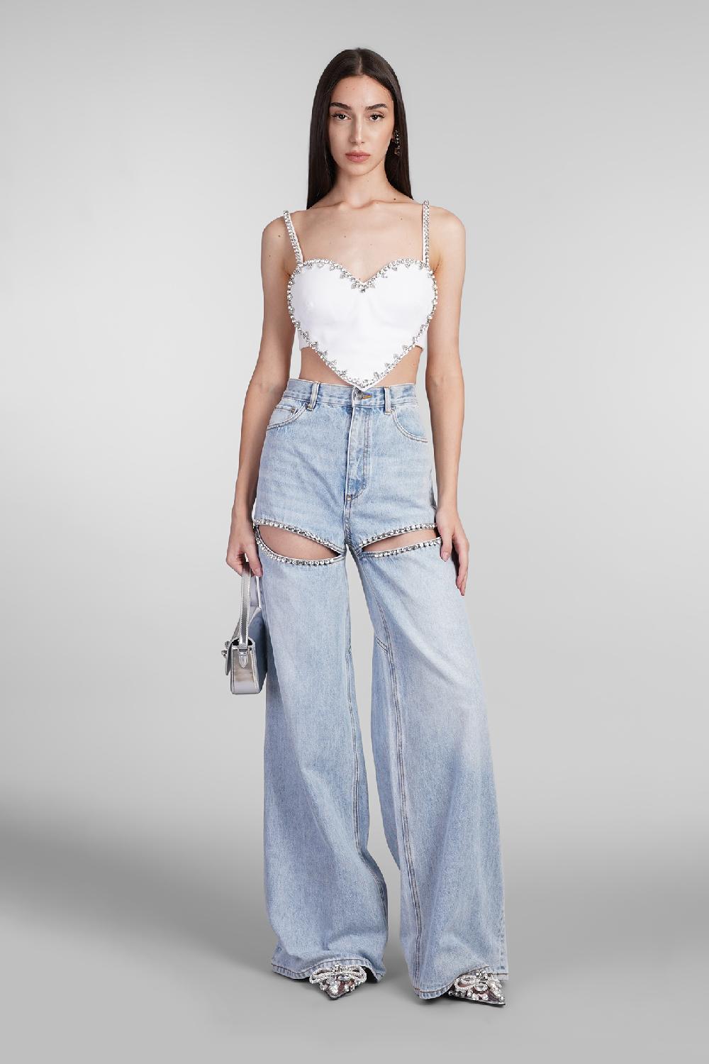 Deliberti Area Topwear in rayon bianco cod. 406971 - Deliberti The Luxury Shopping Qualità