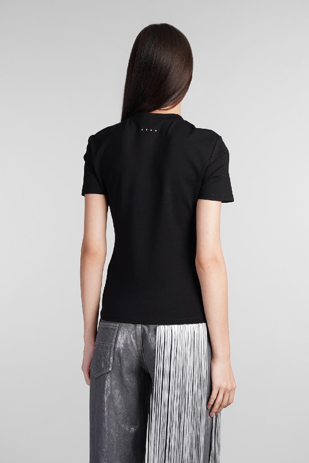 Deliberti Area T-shirt in viscosa nera cod. 409260 - Deliberti The Luxury Shopping Vendita