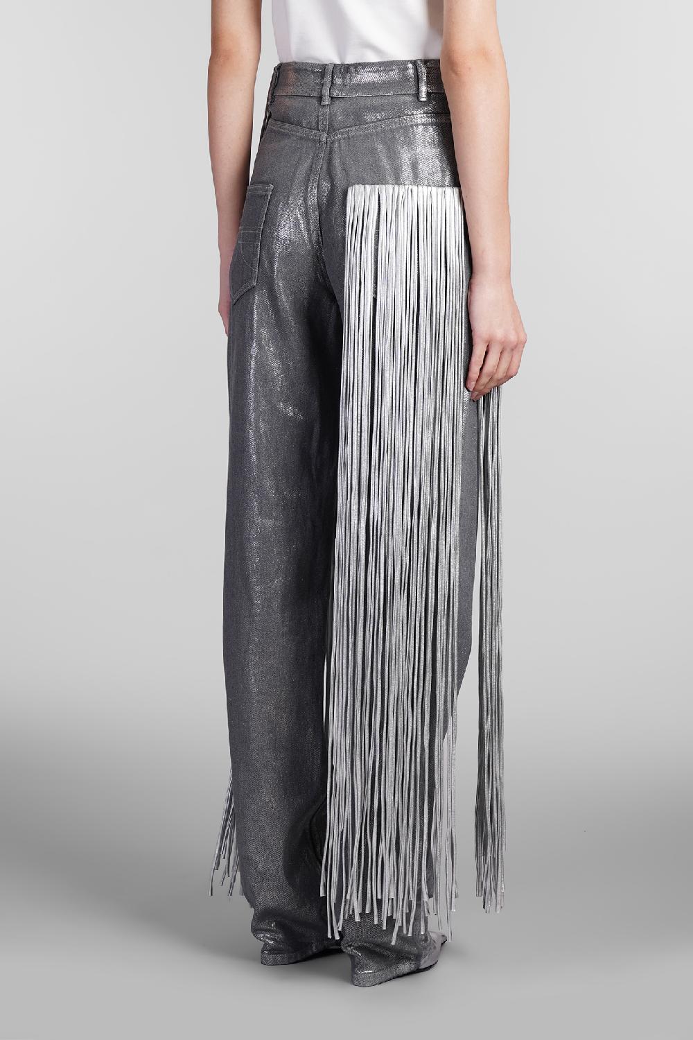 Deliberti Area Jeans in cotone argento cod. 409267 - Deliberti The Luxury Shopping Spedizione Gratuita