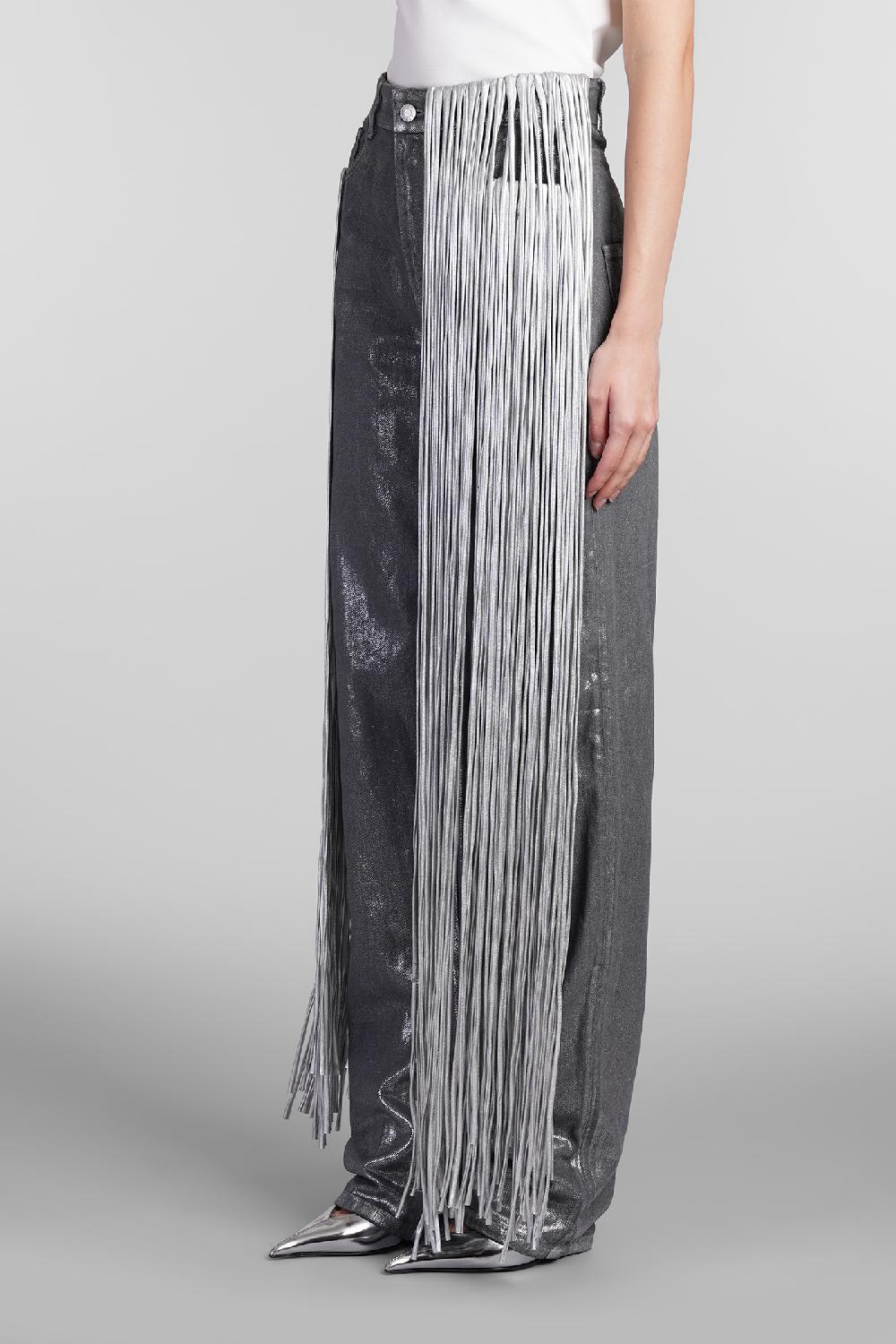 Deliberti Area Jeans in cotone argento cod. 409267 - Deliberti The Luxury Shopping Spedizione Gratuita