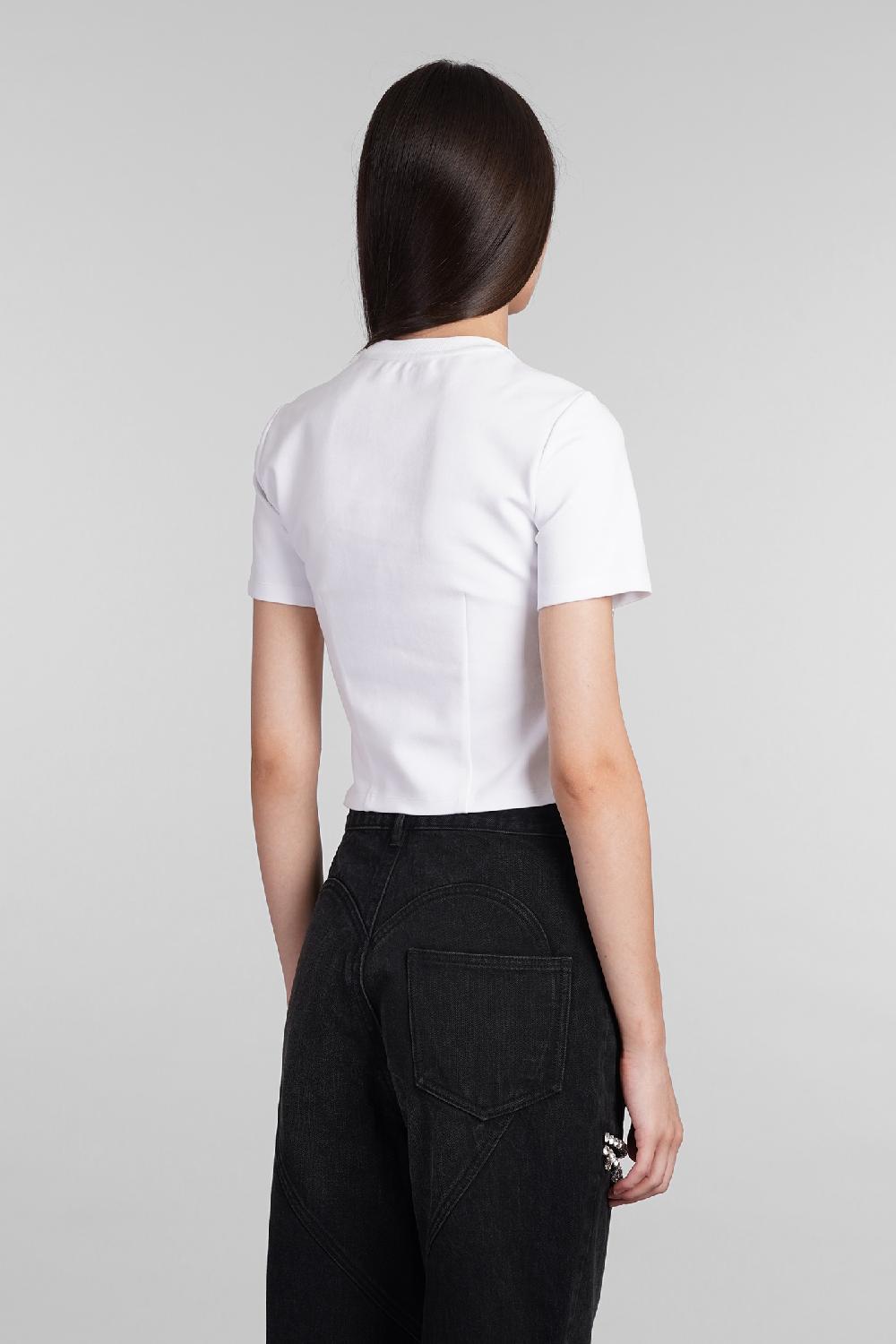Deliberti Area T-shirt in rayon bianco cod. 406955 - Deliberti The Luxury Shopping Pezzi Unici