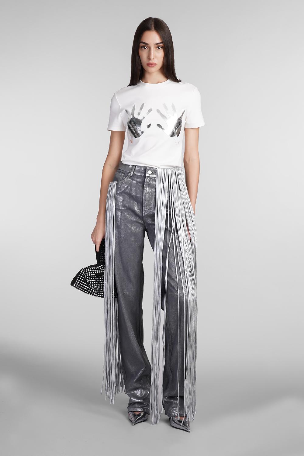 Deliberti Area T-shirt in viscosa bianca cod. 409261 - Deliberti The Luxury Shopping Soddisfazione Garantita