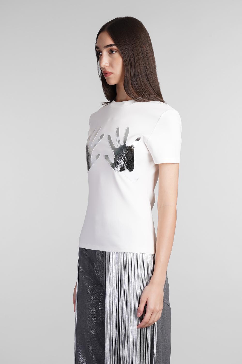 Deliberti Area T-shirt in viscosa bianca cod. 409261 - Deliberti The Luxury Shopping Soddisfazione Garantita