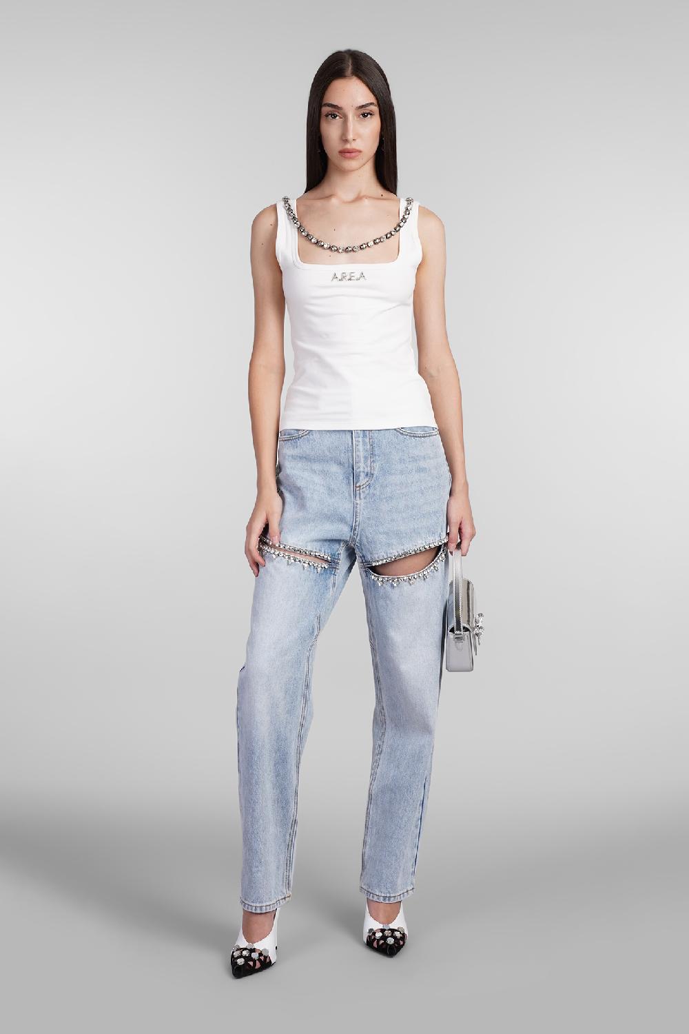 Deliberti Area Topwear in cotone bianco cod. 406957 - Deliberti The Luxury Shopping Qualità Garantita