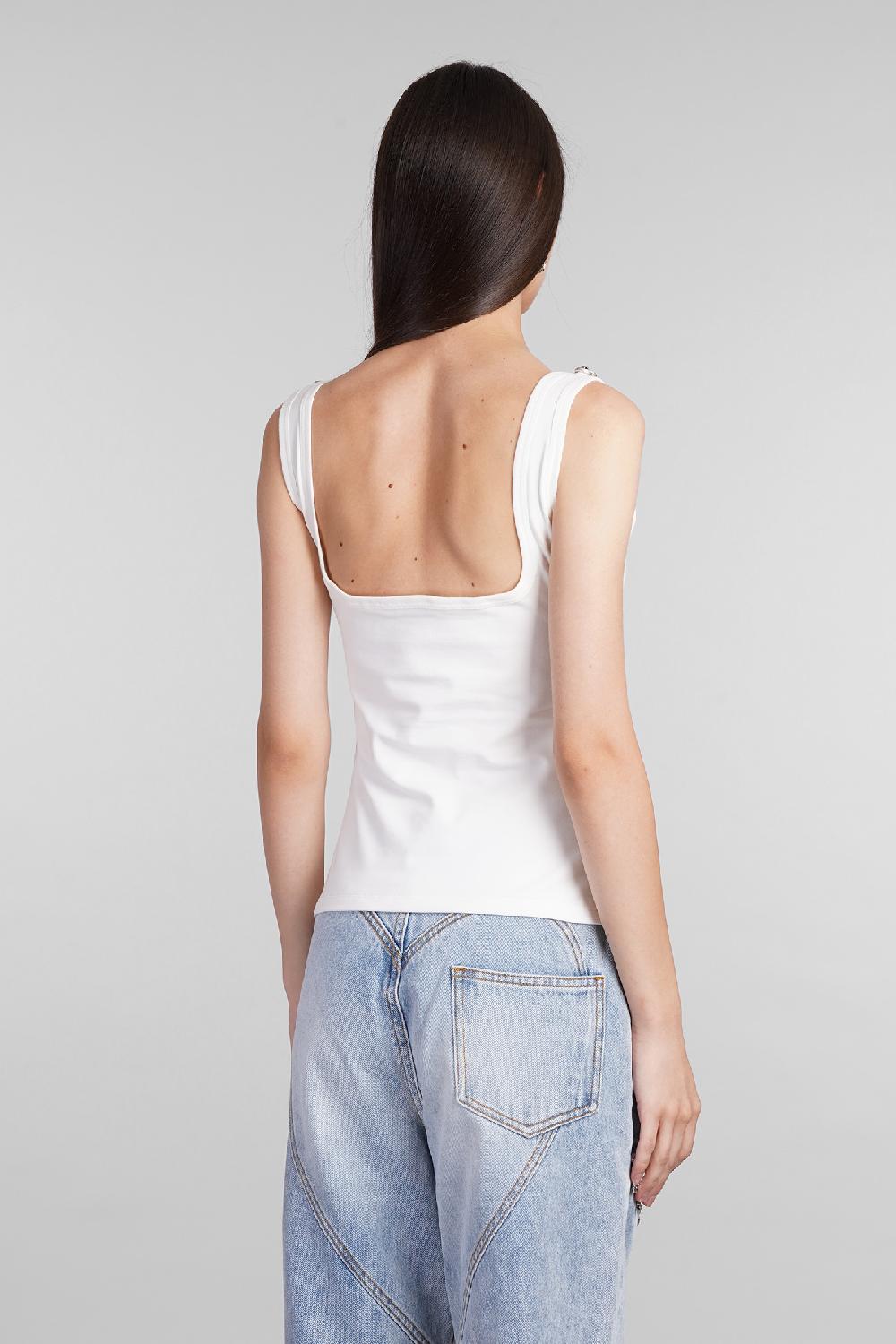 Deliberti Area Topwear in cotone bianco cod. 406957 - Deliberti The Luxury Shopping Qualità Garantita