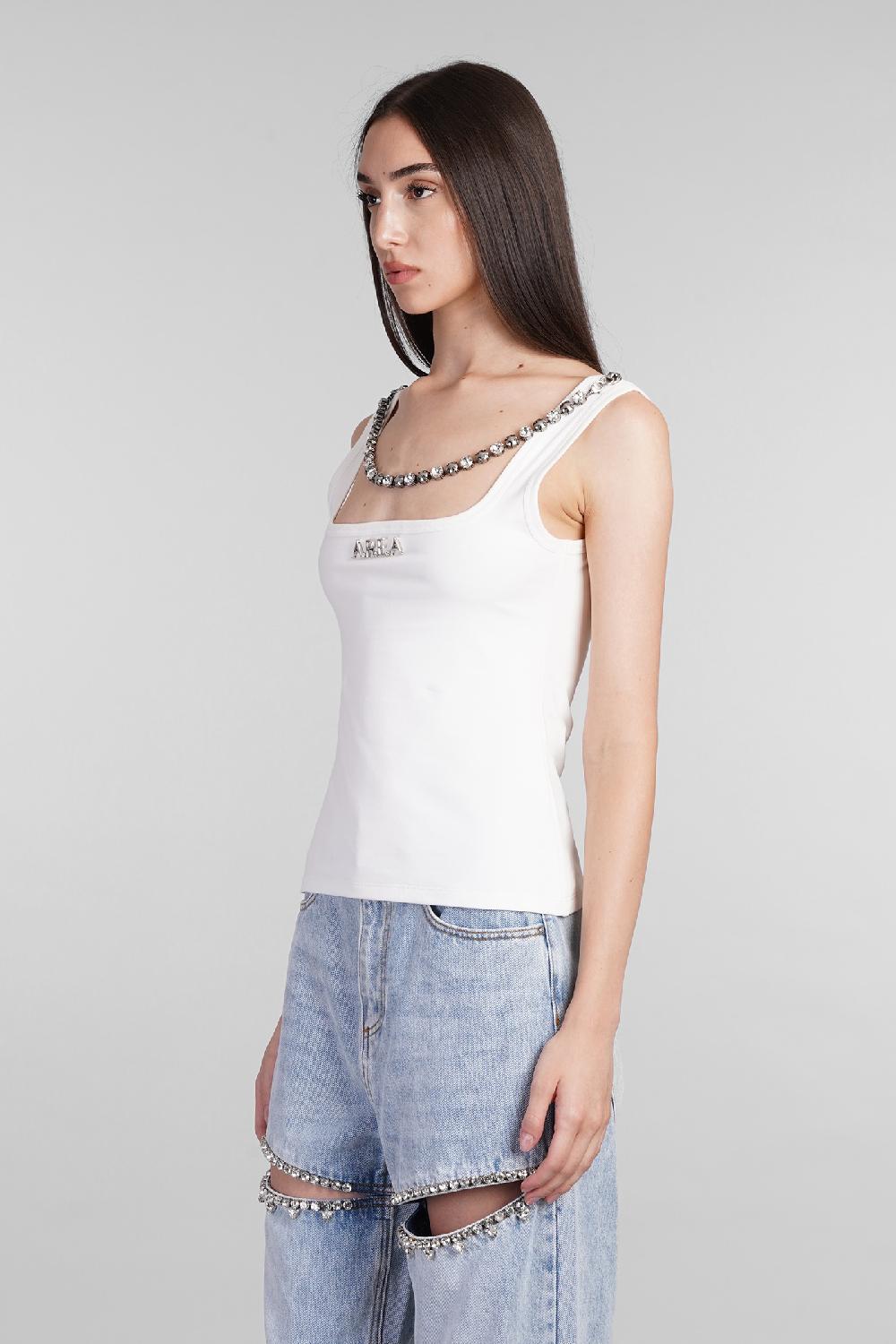 Deliberti Area Topwear in cotone bianco cod. 406957 - Deliberti The Luxury Shopping Qualità Garantita