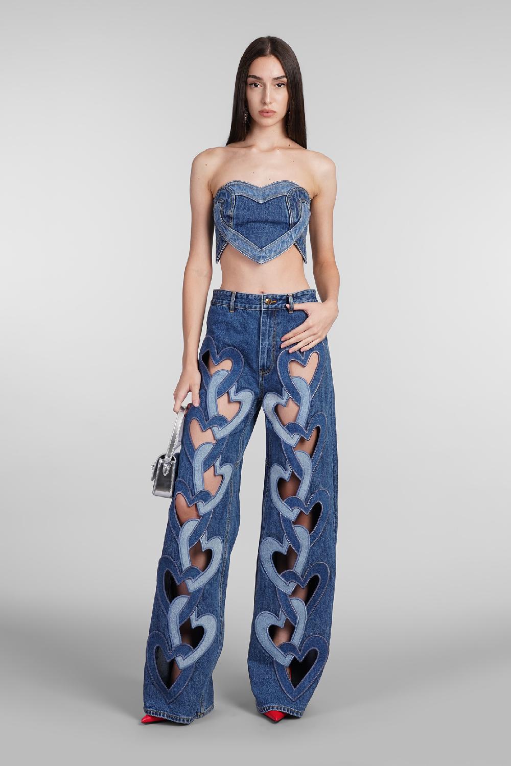 Deliberti Area Topwear in cotone blu cod. 406964 - Deliberti The Luxury Shopping Consegna Veloce