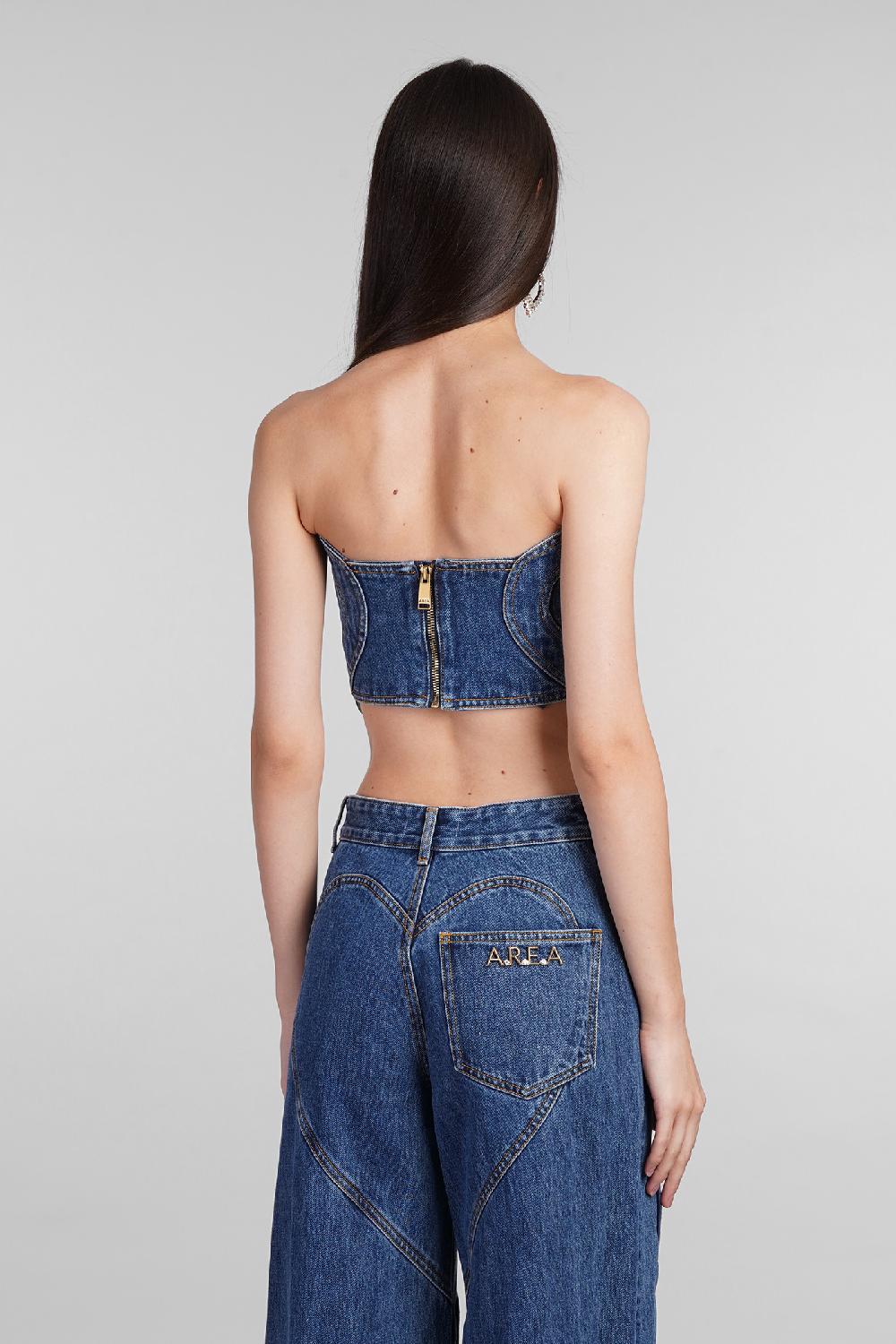 Deliberti Area Topwear in cotone blu cod. 406964 - Deliberti The Luxury Shopping Consegna Veloce