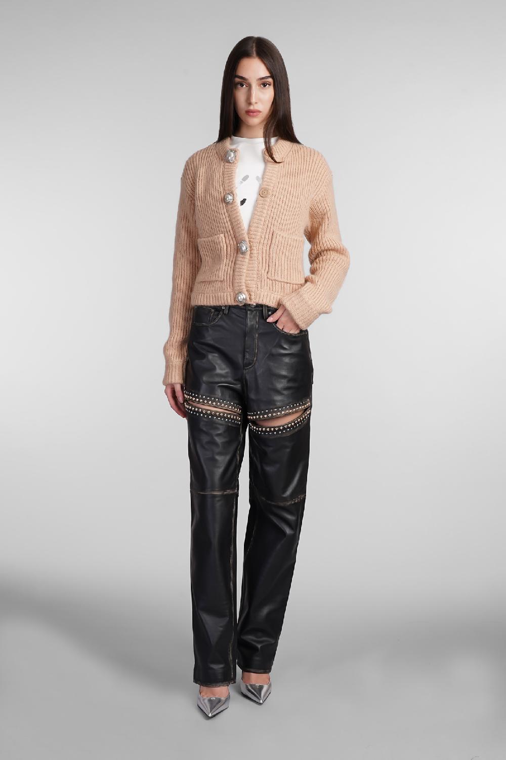 Deliberti Area Cardigan in acrilico beige cod. 409263 - Deliberti The Luxury Shopping Sottocosto