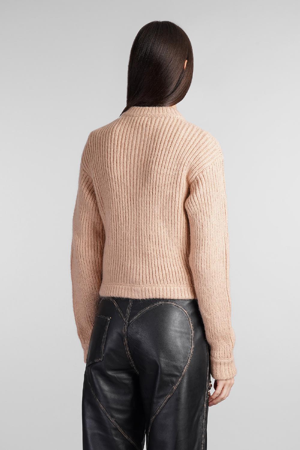 Deliberti Area Cardigan in acrilico beige cod. 409263 - Deliberti The Luxury Shopping Sottocosto