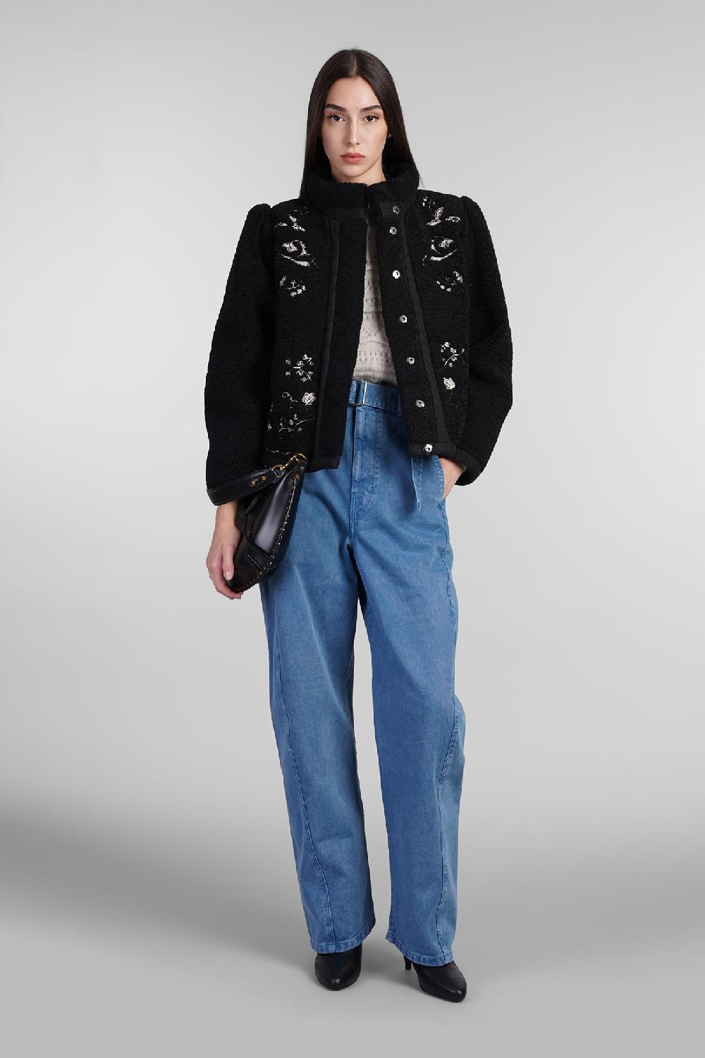 Deliberti Antik Batik Giacca casual saliba in poliestere nero cod. 406696 - Deliberti The Luxury Shopping Sconto