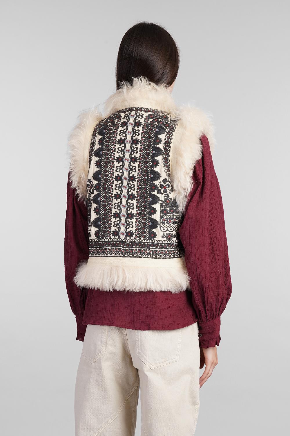 Deliberti Antik Batik Gilet sandor in cotone beige cod. 406697 - Deliberti The Luxury Shopping Discount Store per i nuovi prodotti