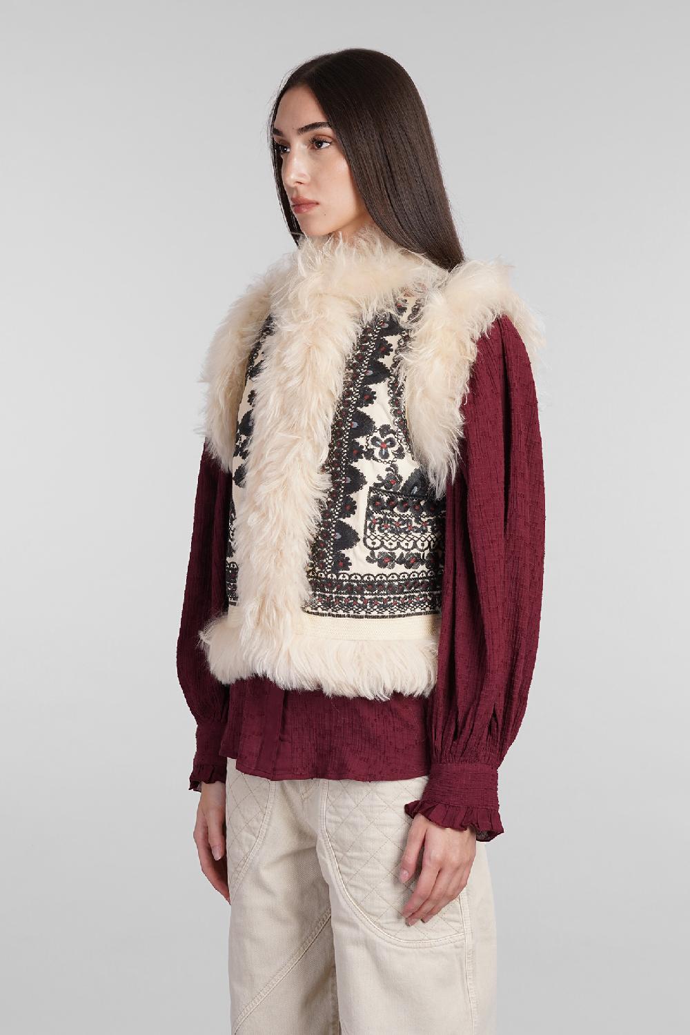 Deliberti Antik Batik Gilet sandor in cotone beige cod. 406697 - Deliberti The Luxury Shopping Discount Store per i nuovi prodotti