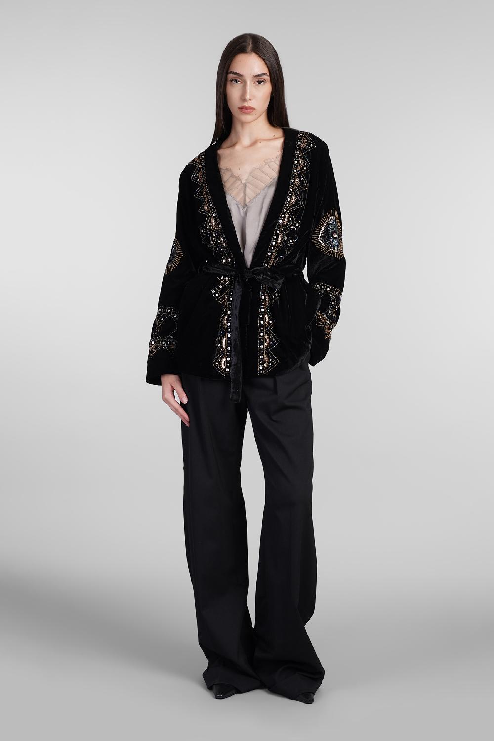 Deliberti Antik Batik Giacca casual illuminati in nylon nero cod. 406694 - Deliberti The Luxury Shopping Economico