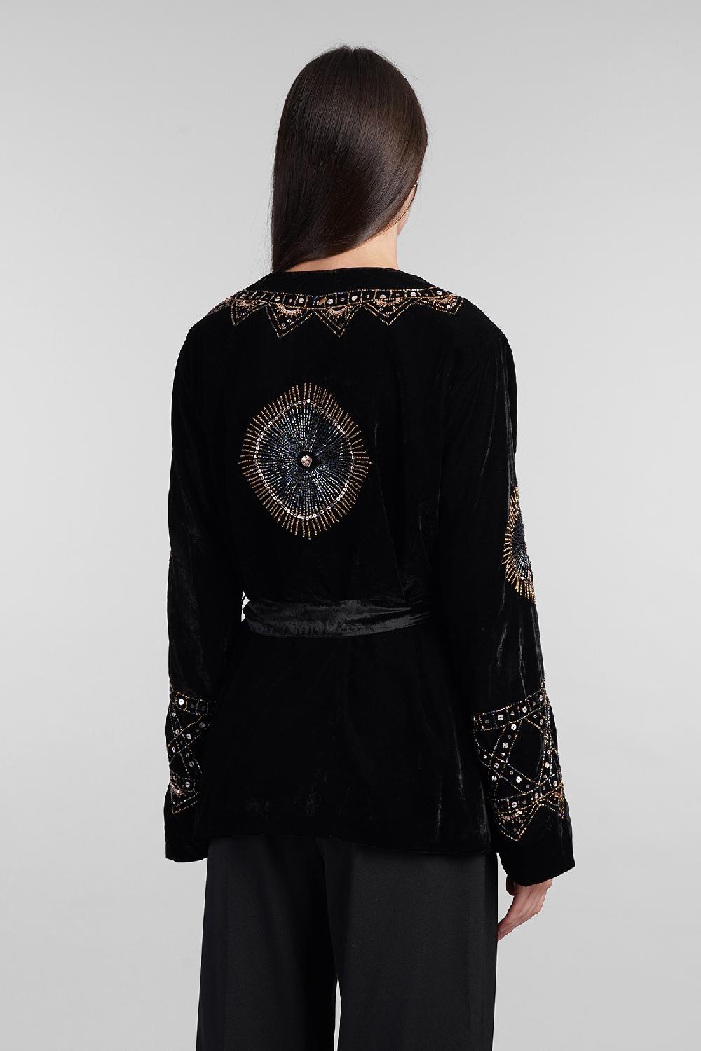 Deliberti Antik Batik Giacca casual illuminati in nylon nero cod. 406694 - Deliberti The Luxury Shopping Economico