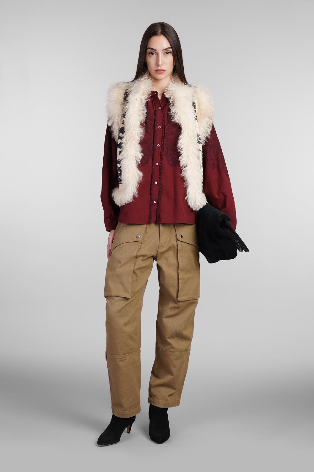 Deliberti Antik Batik Camicia eglantine in cotone bordeaux cod. 406692 - Deliberti The Luxury Shopping In Vendita