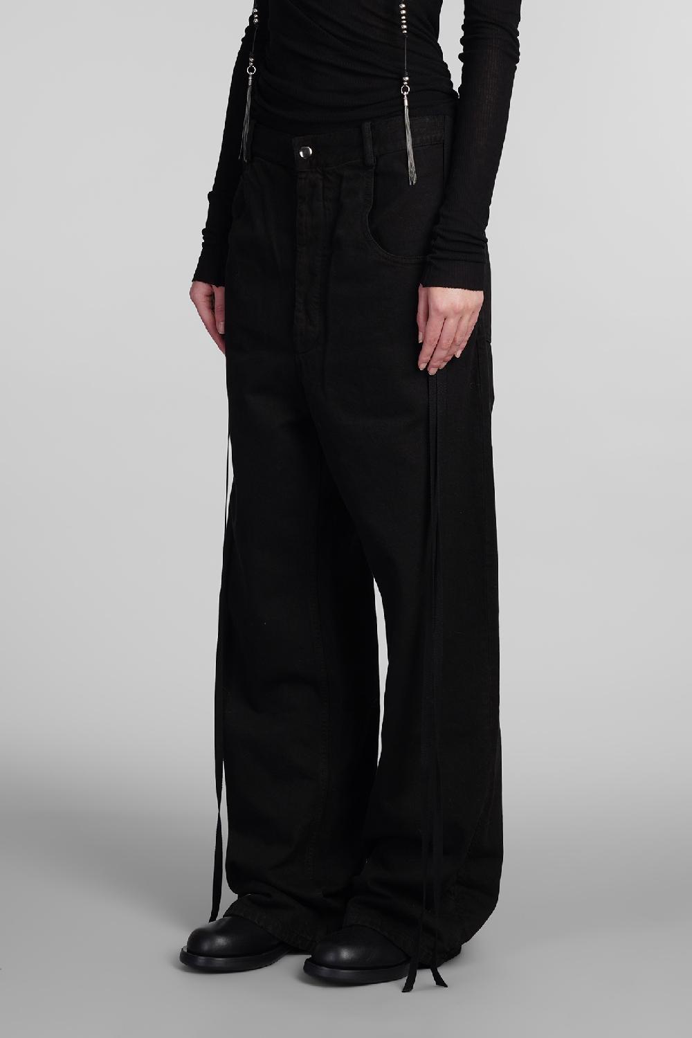 Deliberti Ann Demeulemeester Jeans polly in cotone nero cod. 406851 - Deliberti The Luxury Shopping Vendita Economica