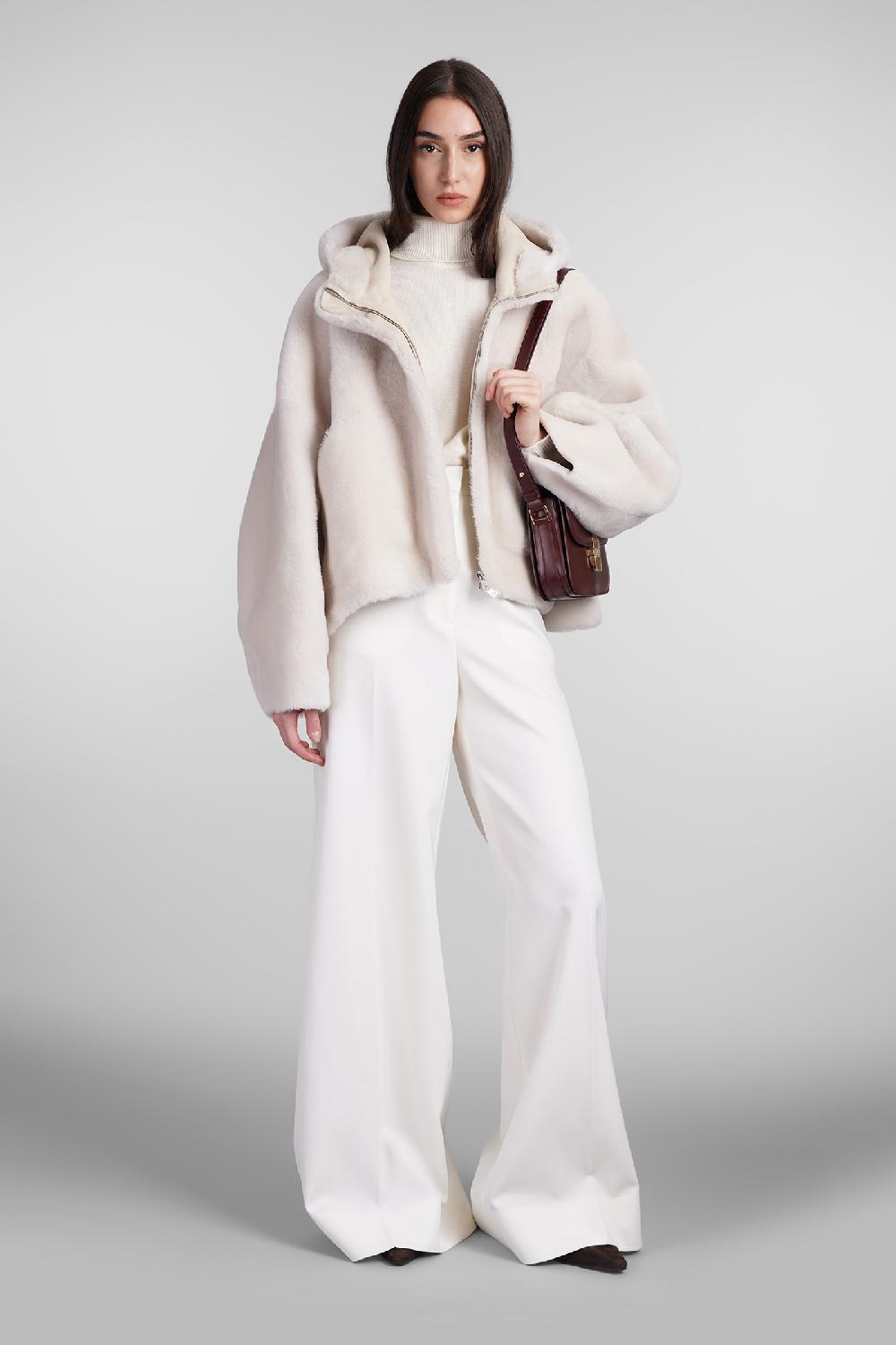 Deliberti Blancha Pelliccia in pelle bianca cod. 407905 - Deliberti The Luxury Shopping In Linea