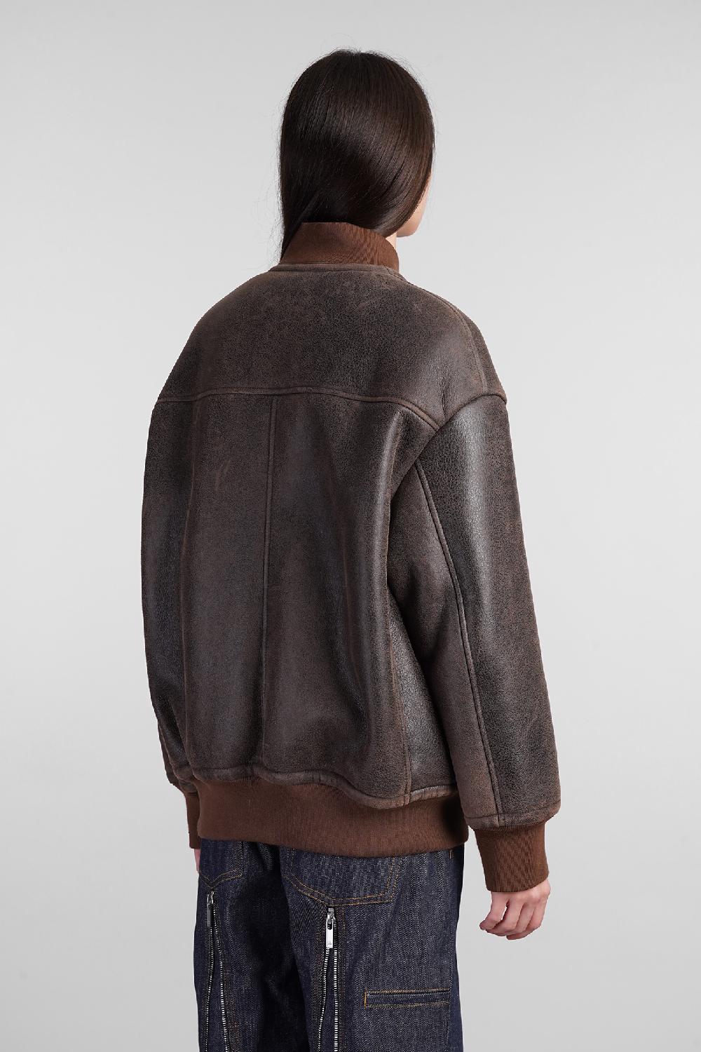 Deliberti Blancha Bomber in pelle marrone cod. 407906 - Deliberti The Luxury Shopping Nuovo