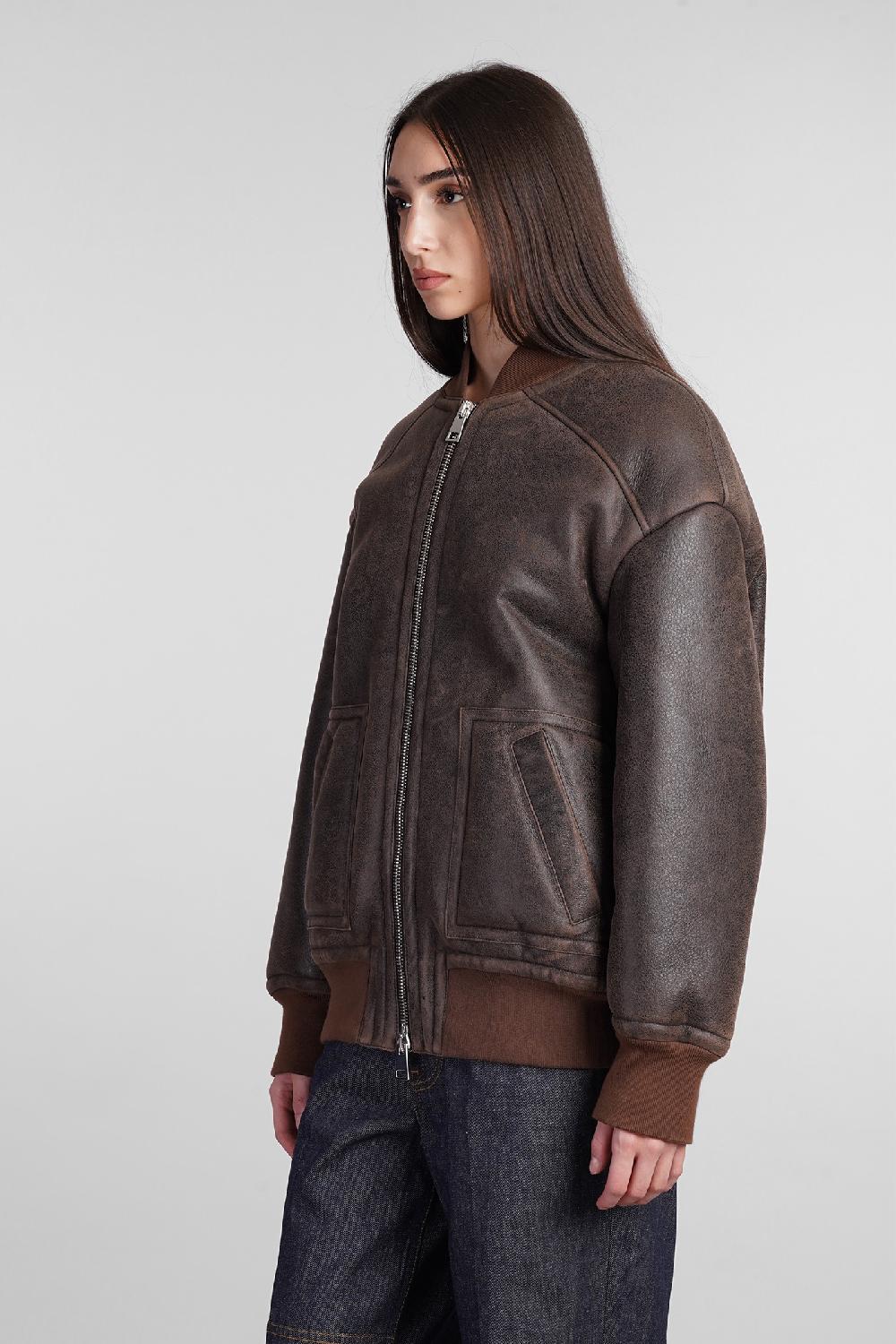 Deliberti Blancha Bomber in pelle marrone cod. 407906 - Deliberti The Luxury Shopping Nuovo