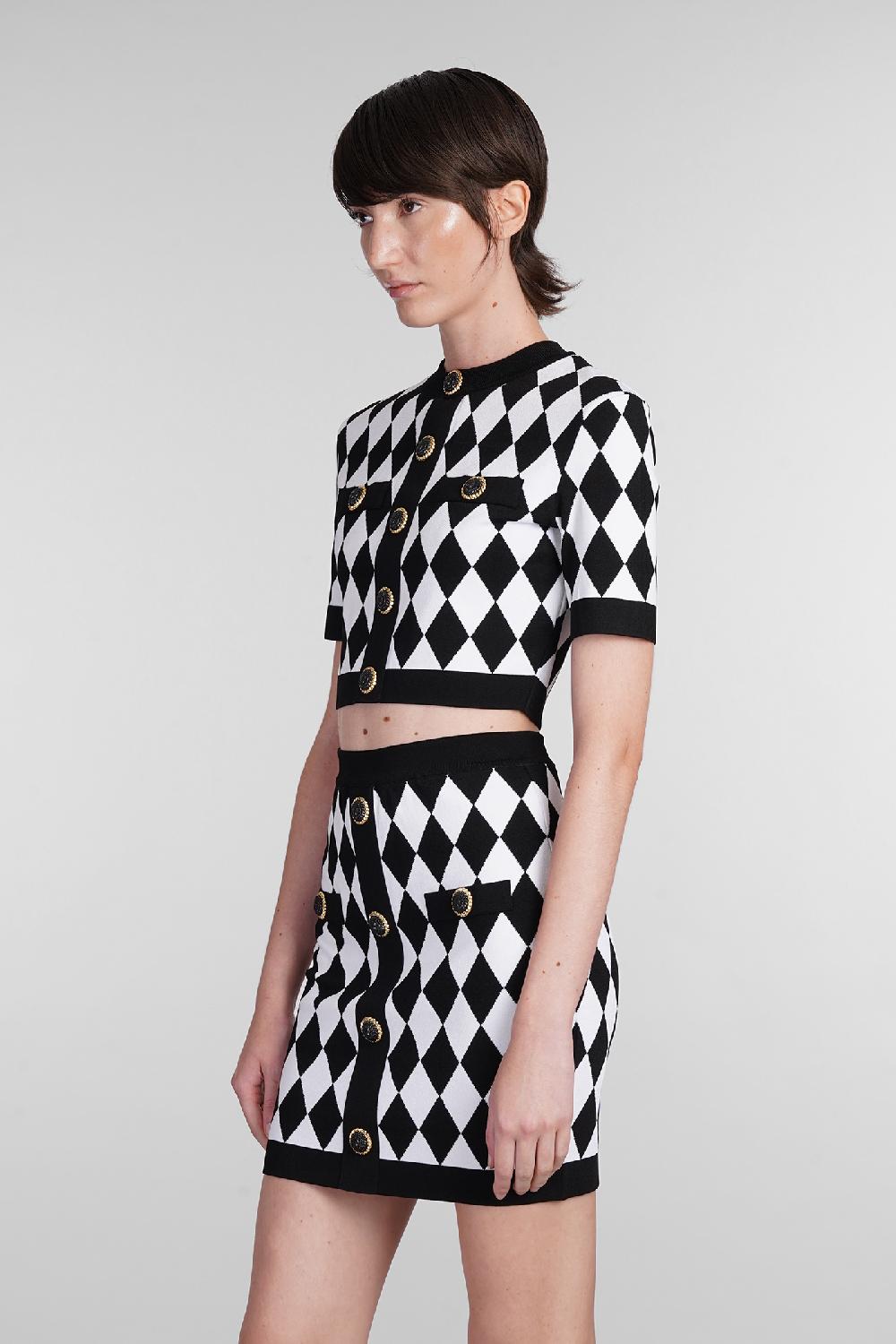 Deliberti Balmain Topwear in viscosa nera cod. 403030 - Deliberti The Luxury Shopping Spedizione Gratuita