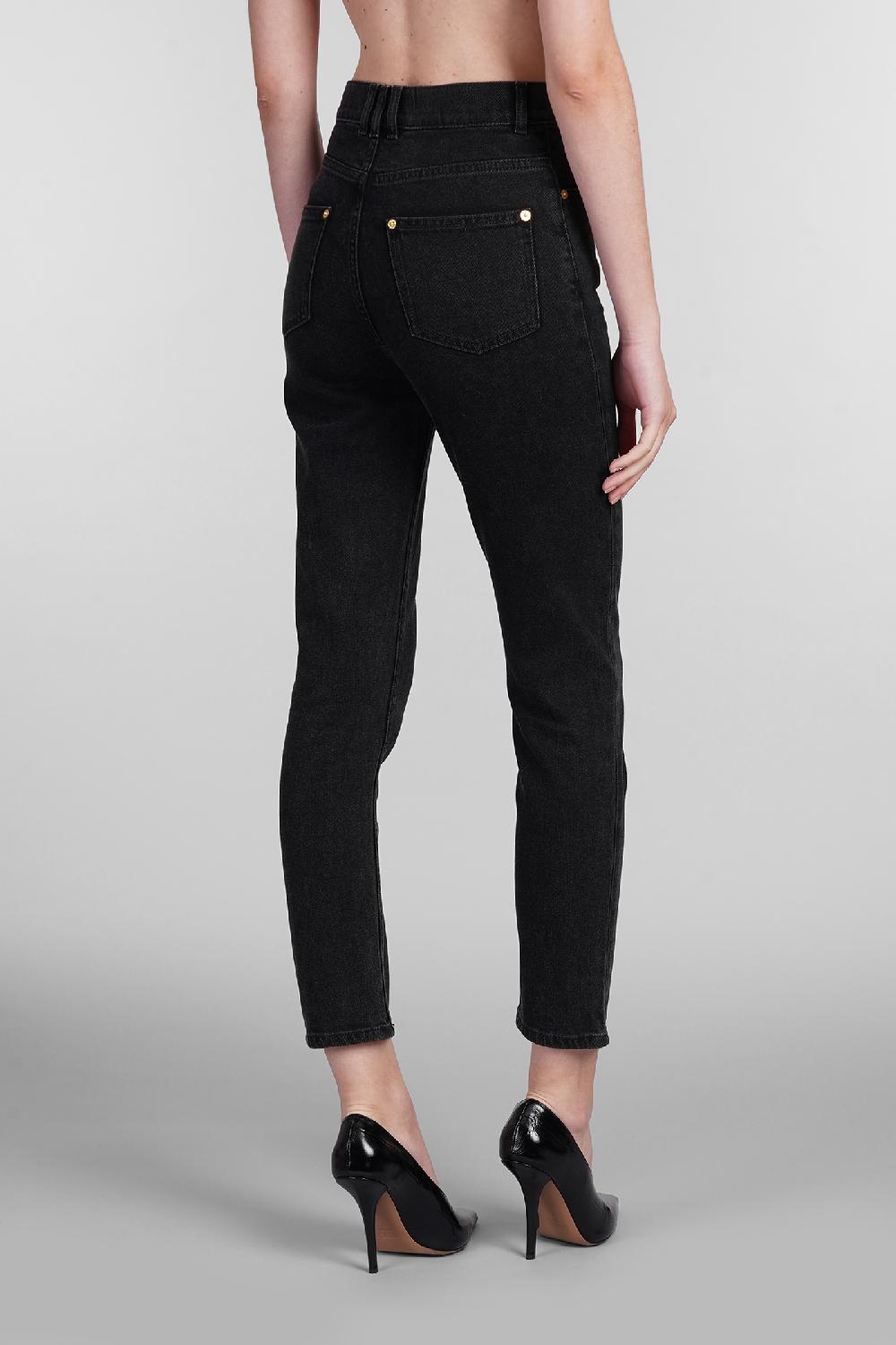 Deliberti Balmain Jeans in cotone nero cod. 403036 - Deliberti The Luxury Shopping Acquista Ora