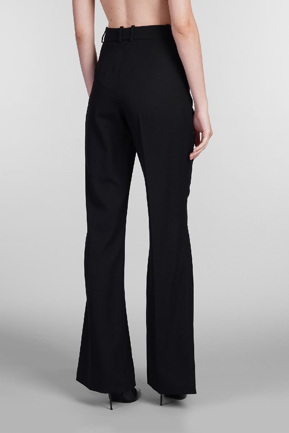Deliberti Balmain Pantalone in lana nera cod. 403037 - Deliberti The Luxury Shopping Consegna Veloce