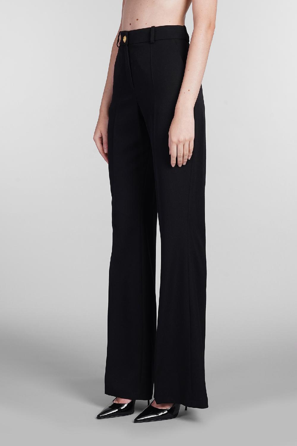 Deliberti Balmain Pantalone in lana nera cod. 403037 - Deliberti The Luxury Shopping Consegna Veloce