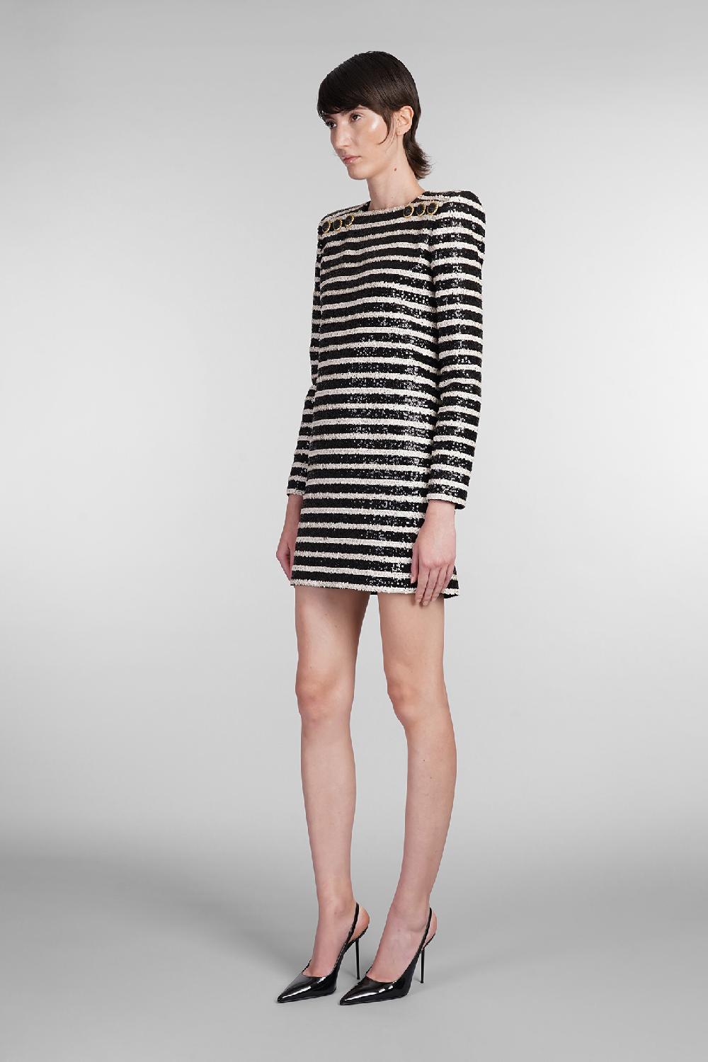 Deliberti Balmain Abito in poliestere nero cod. 403040 - Deliberti The Luxury Shopping Shopping Online