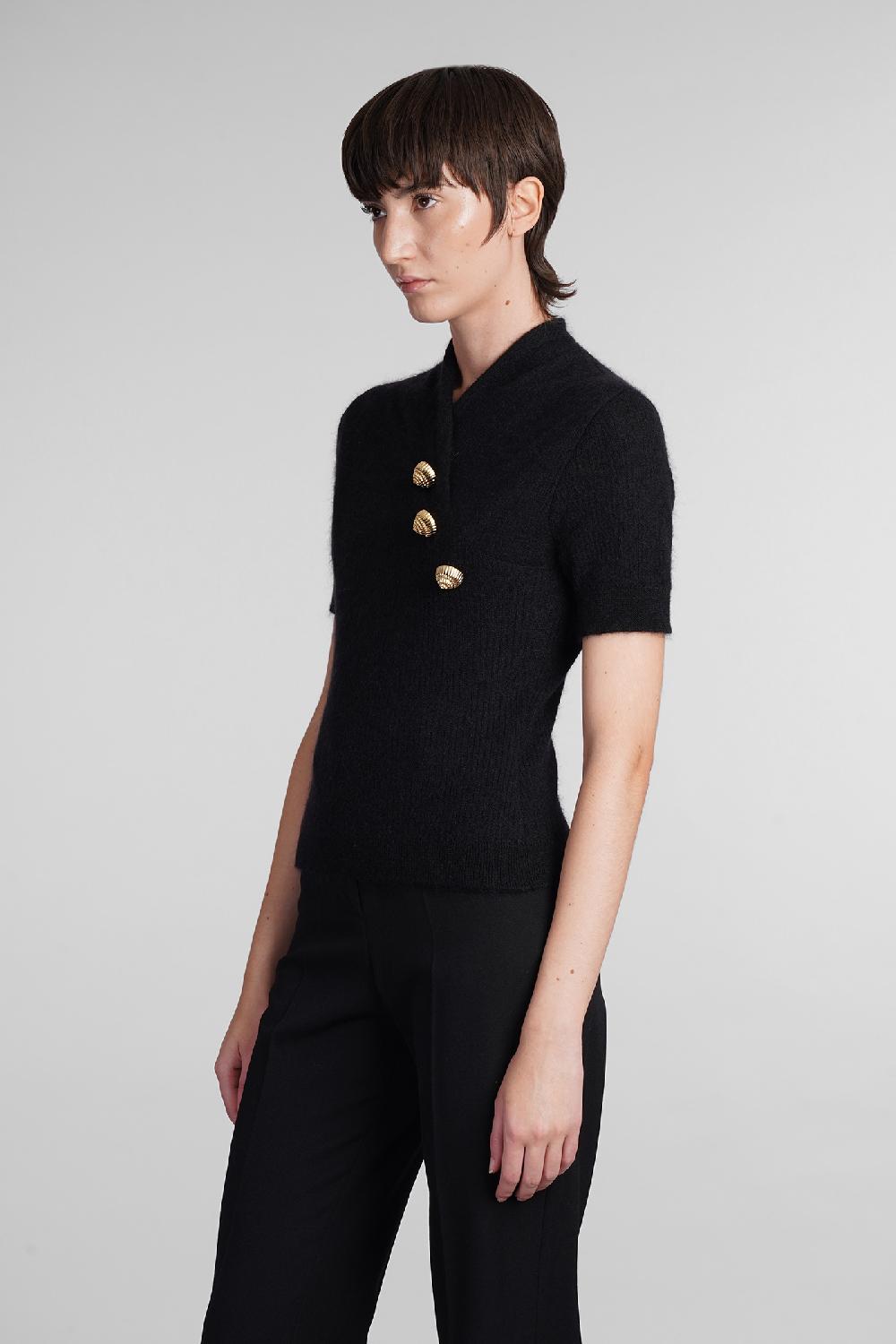 Deliberti Balmain Maglia in mohair nero cod. 406831 - Deliberti The Luxury Shopping Presa