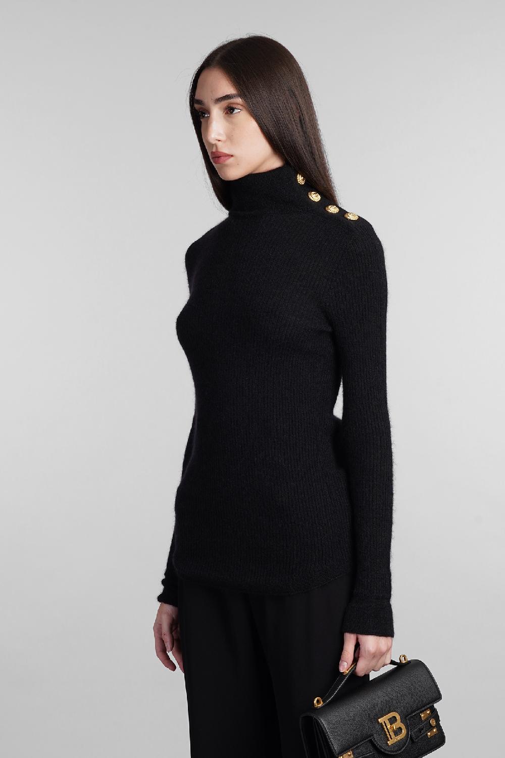 Deliberti Balmain Maglia in mohair nero cod. 406832 - Deliberti The Luxury Shopping Sconto