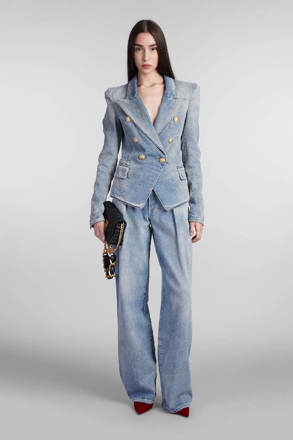 Deliberti Balmain Jeans in cotone blu cod. 406834 - Deliberti The Luxury Shopping Economico