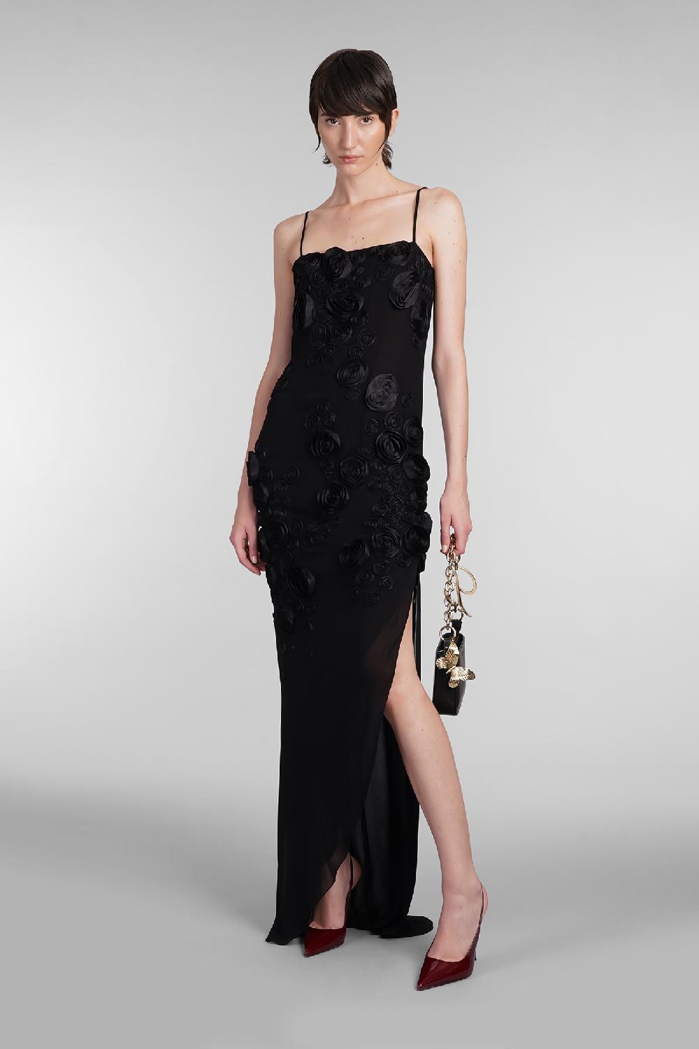 Deliberti Blumarine Abito in viscosa nera cod. 403536 - Deliberti The Luxury Shopping Vendita Economica
